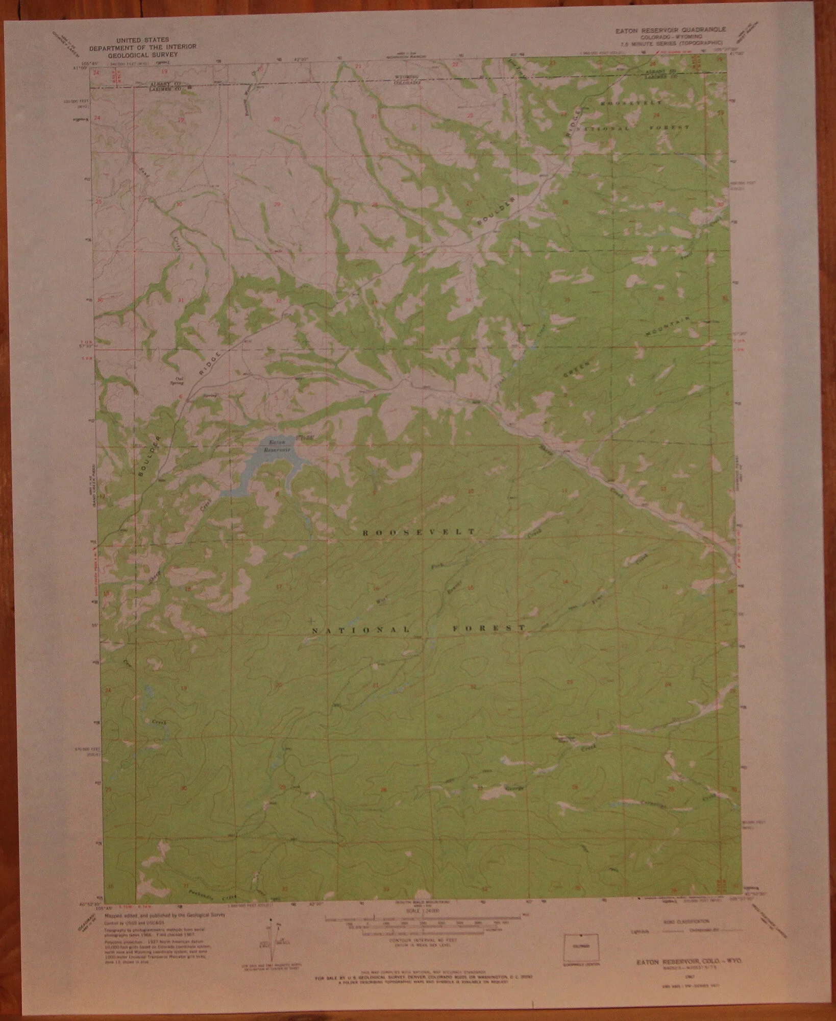 Eaton Reservoir CO WY 1