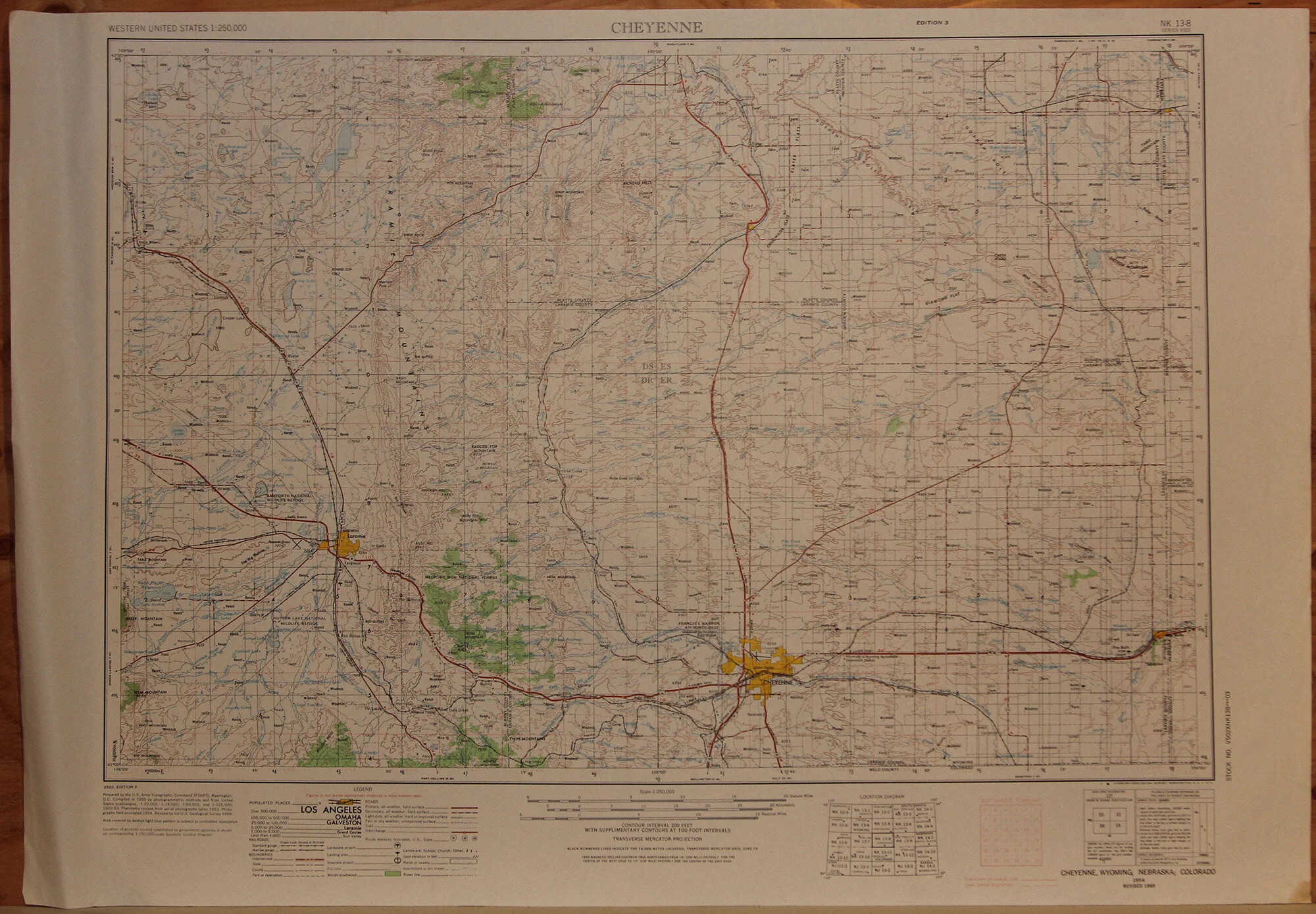 WY NE CO - Cheyenne 250k 1