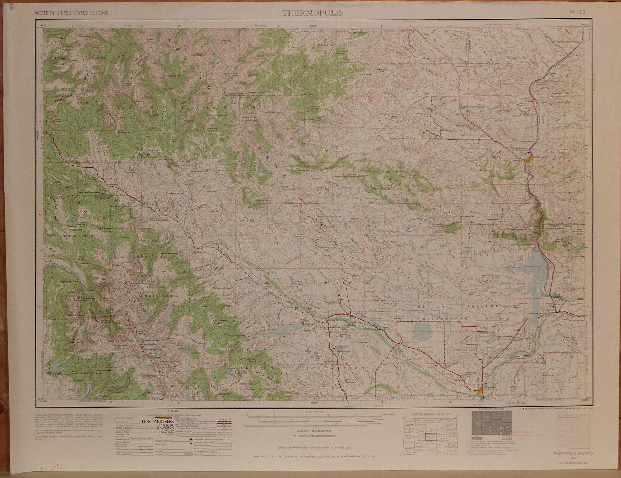 WY - Thermopolis 250k 1