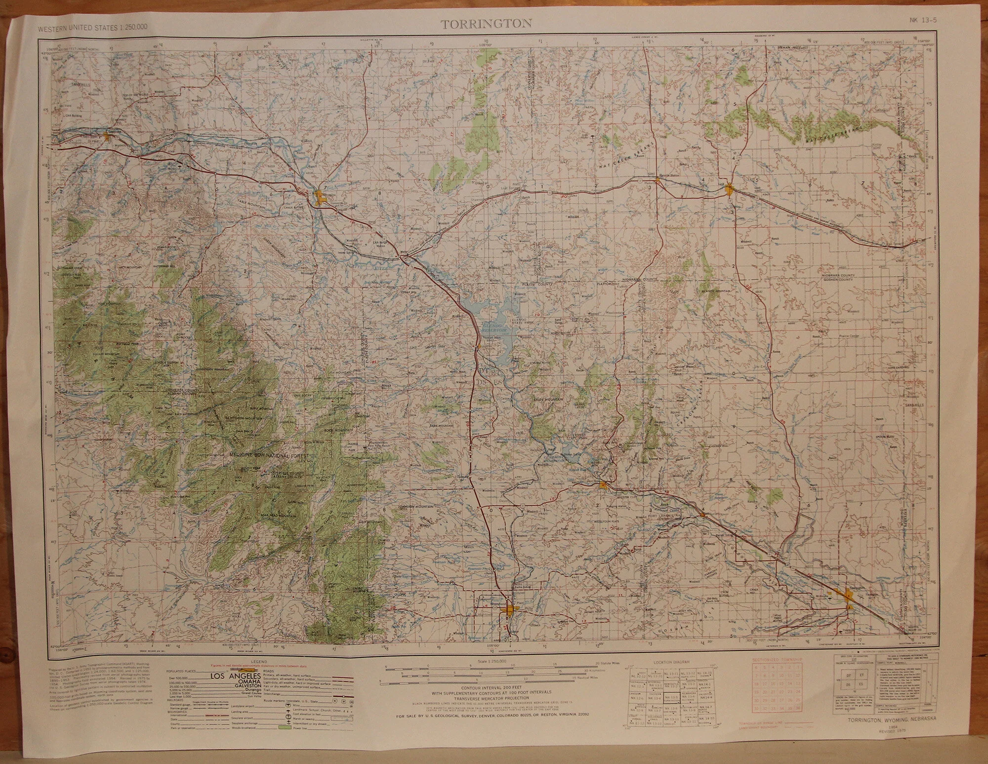 WY NE - Torrington 250k 1