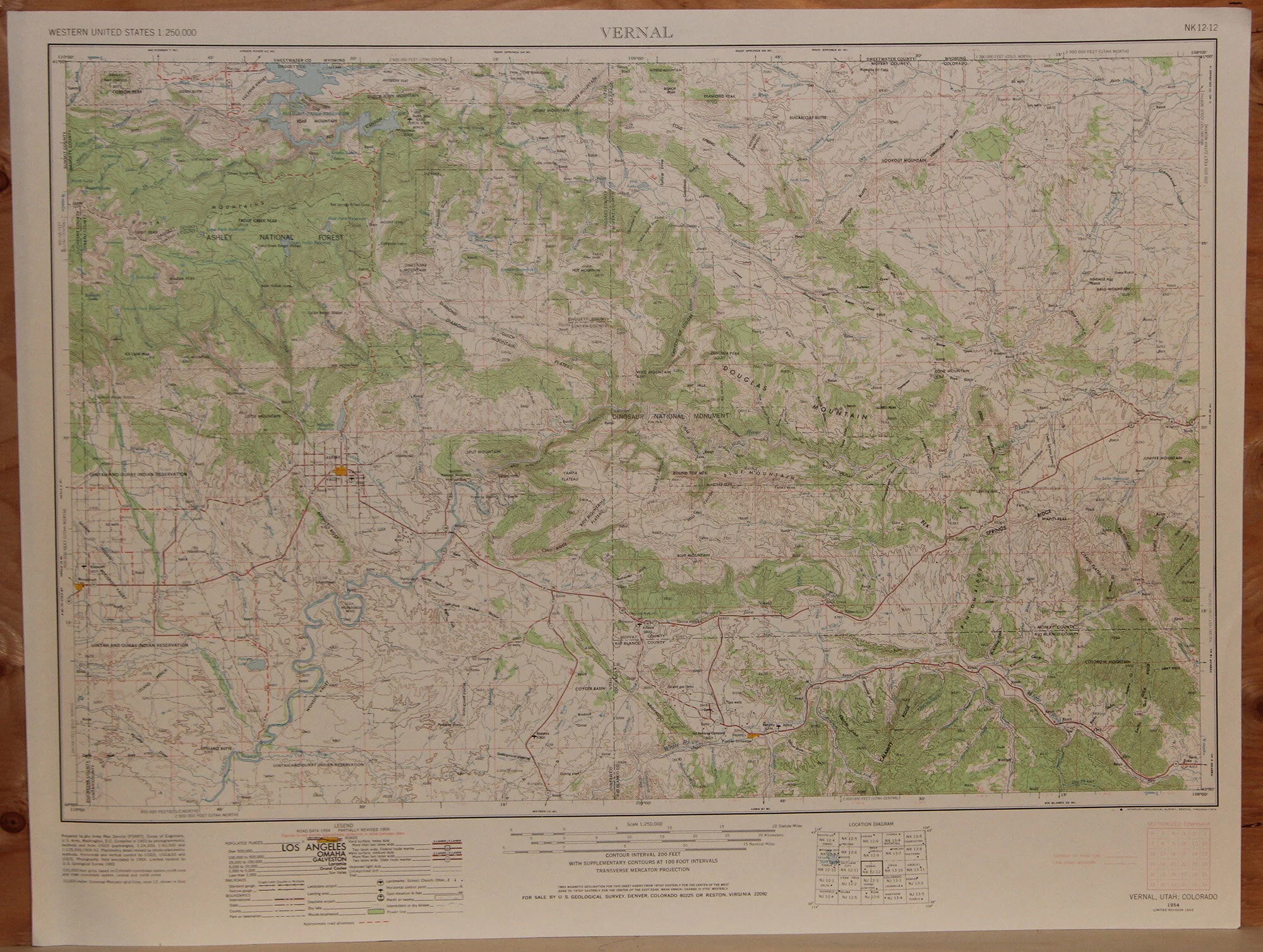 UT CO - Vernal 250k 1