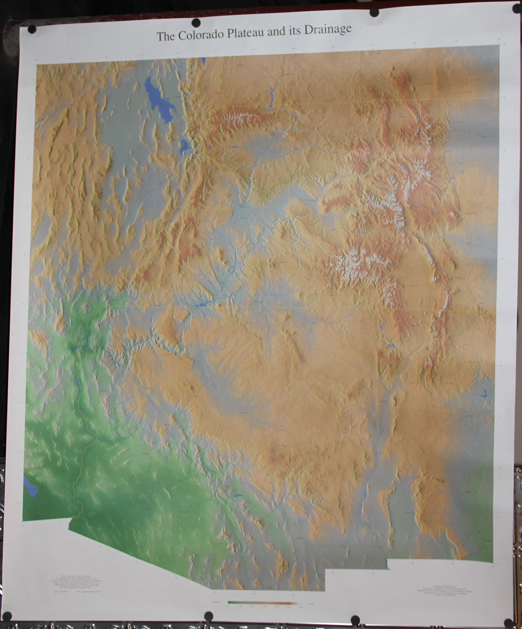 The Colorado Plateau and Its Drainage - Geologic 1