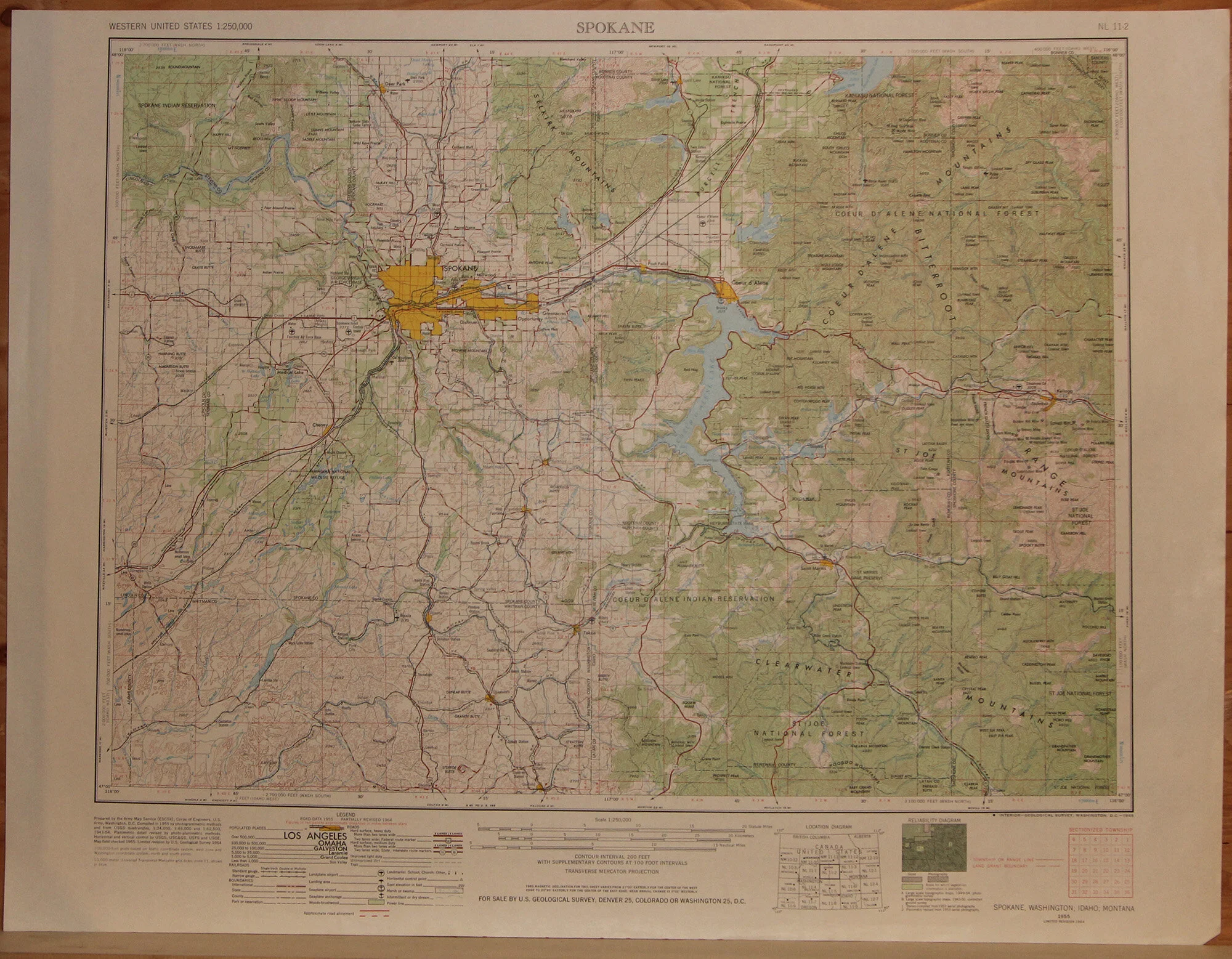 WA ID MT - Spokane 250k 1