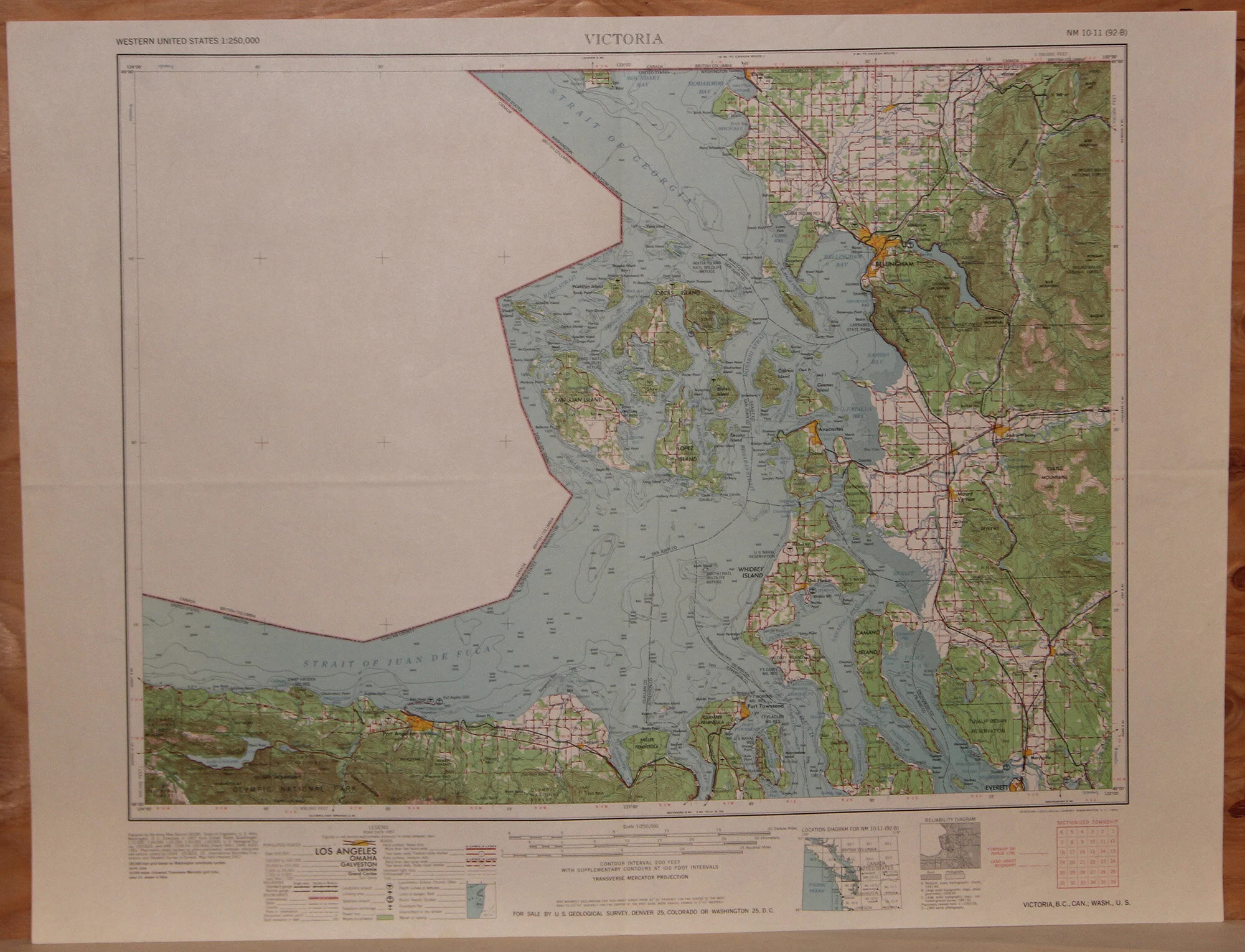 BC WA - Victoria 250k 1 - NO VICTORIA