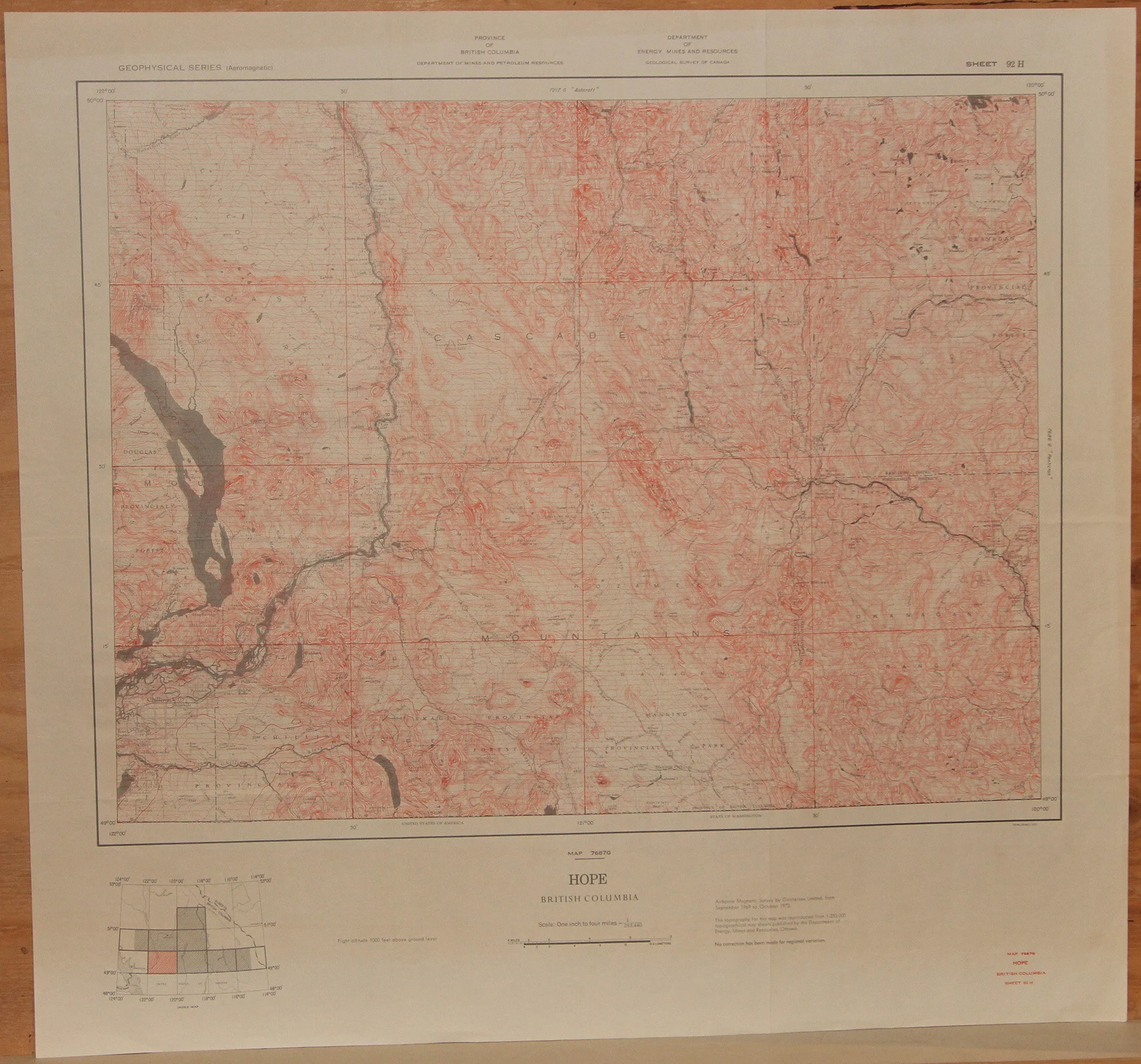 BC - Hope - Geologic - Aeromagnetic Map 1