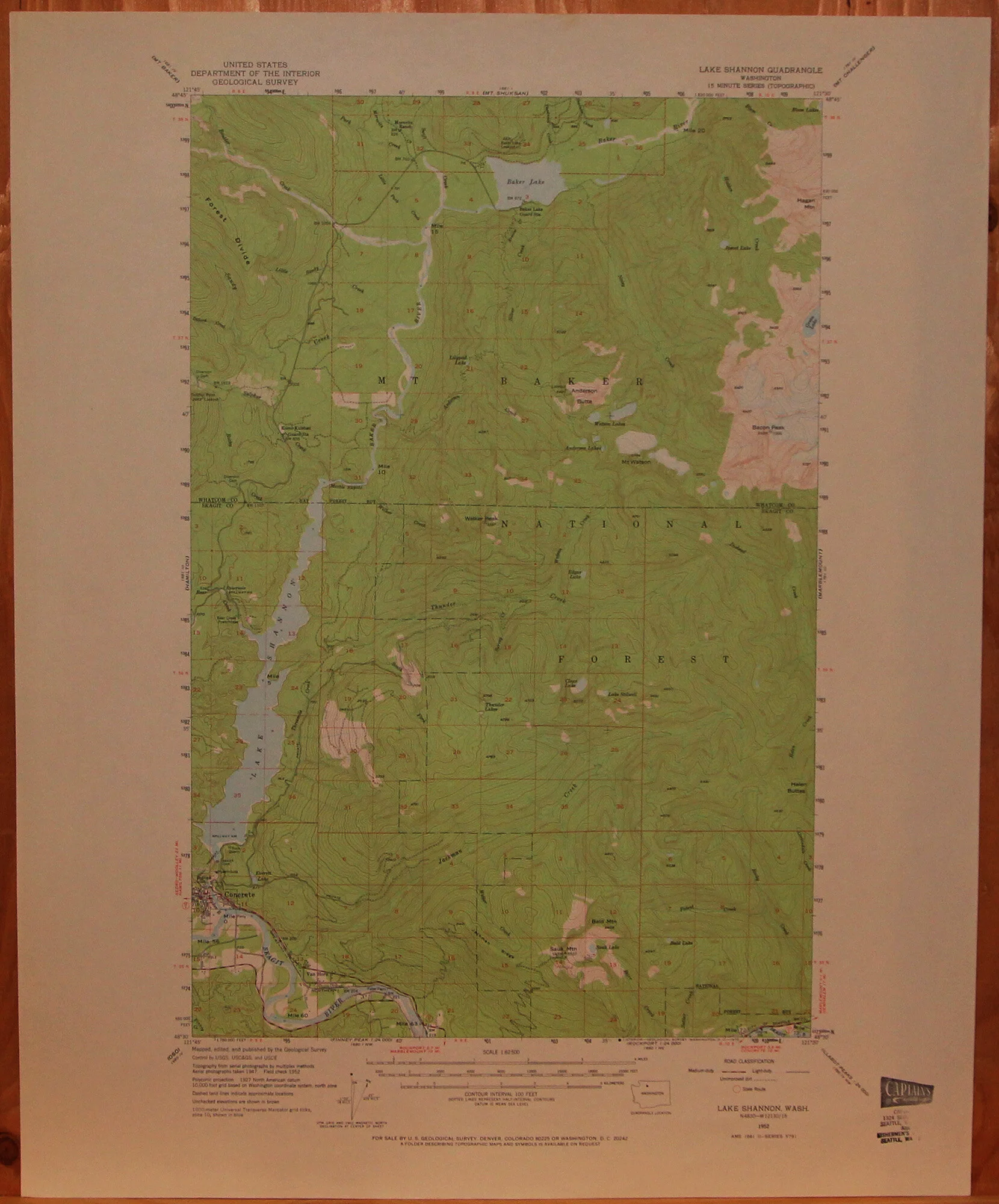 WA - Lake Shannon 62500 1