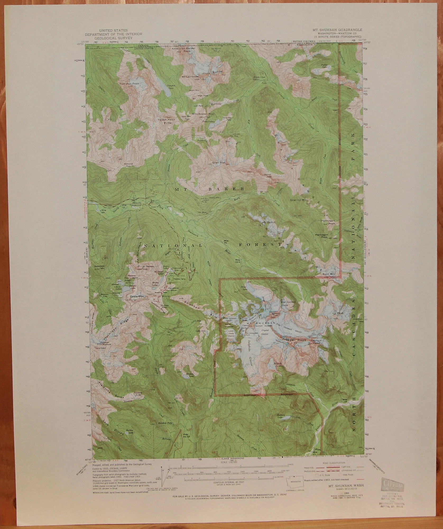 WA - Mount Shuksan 62500 1