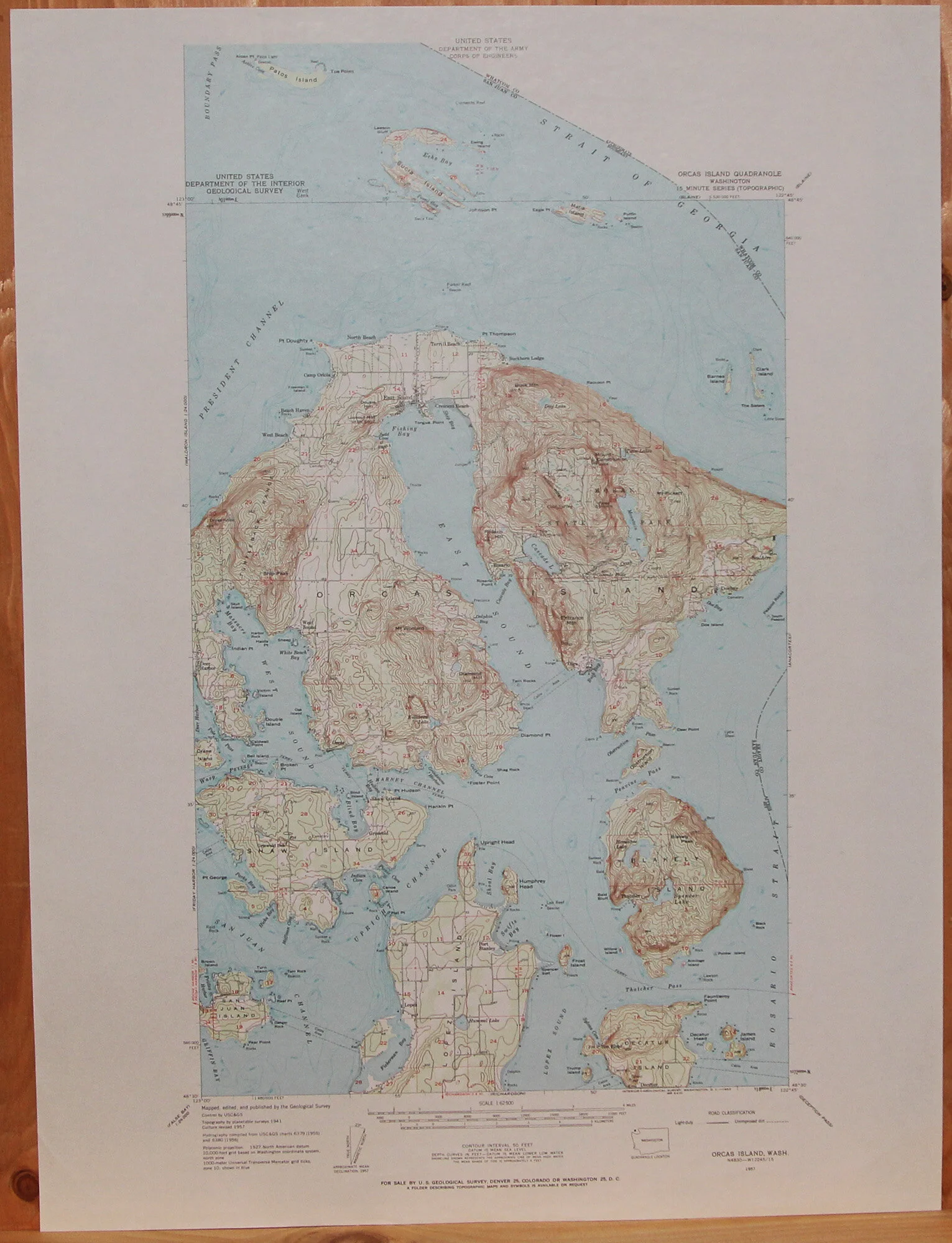 WA OR - Orcas Island 62500 1