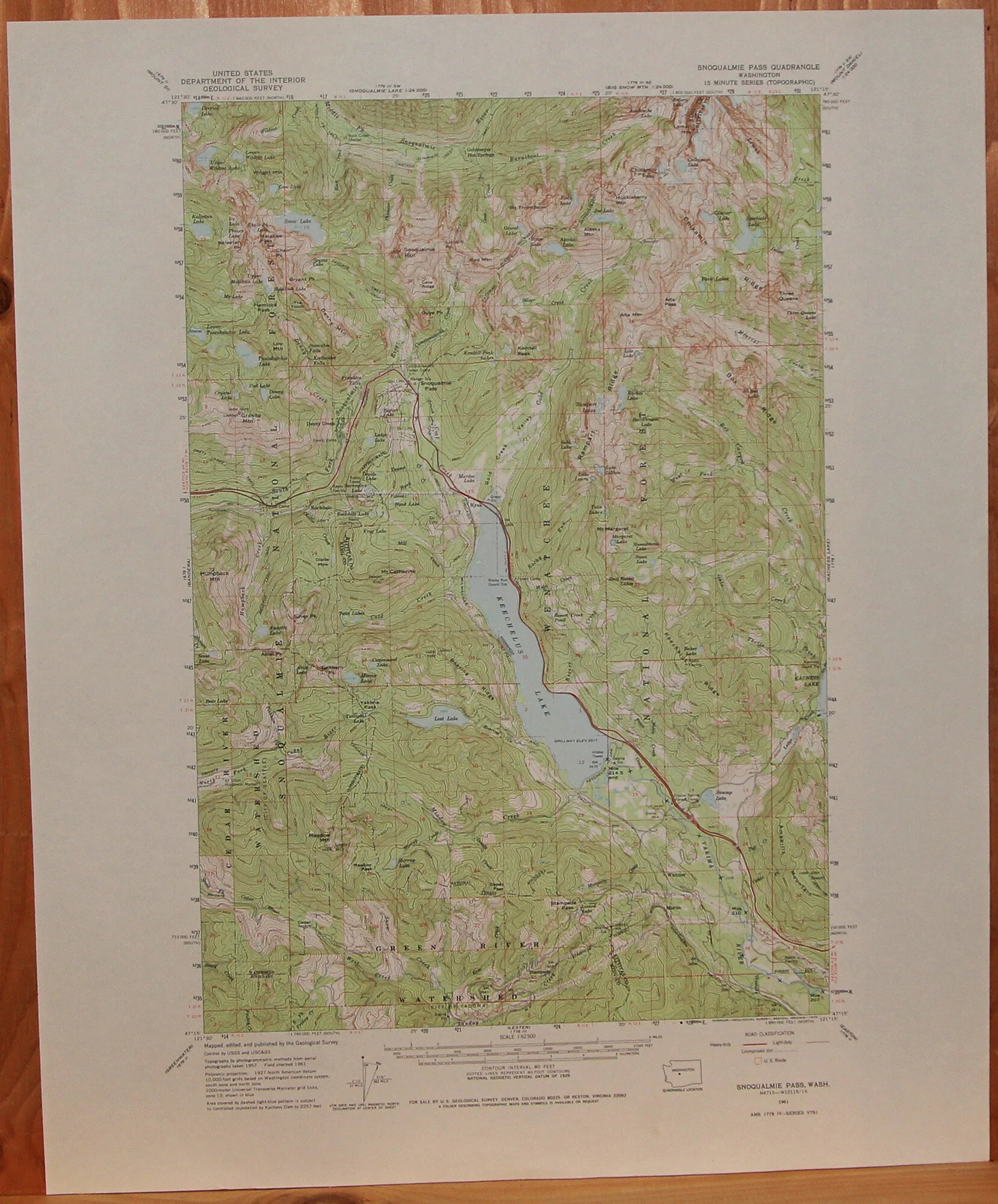 WA - Snoqualmie Pass 62500 1