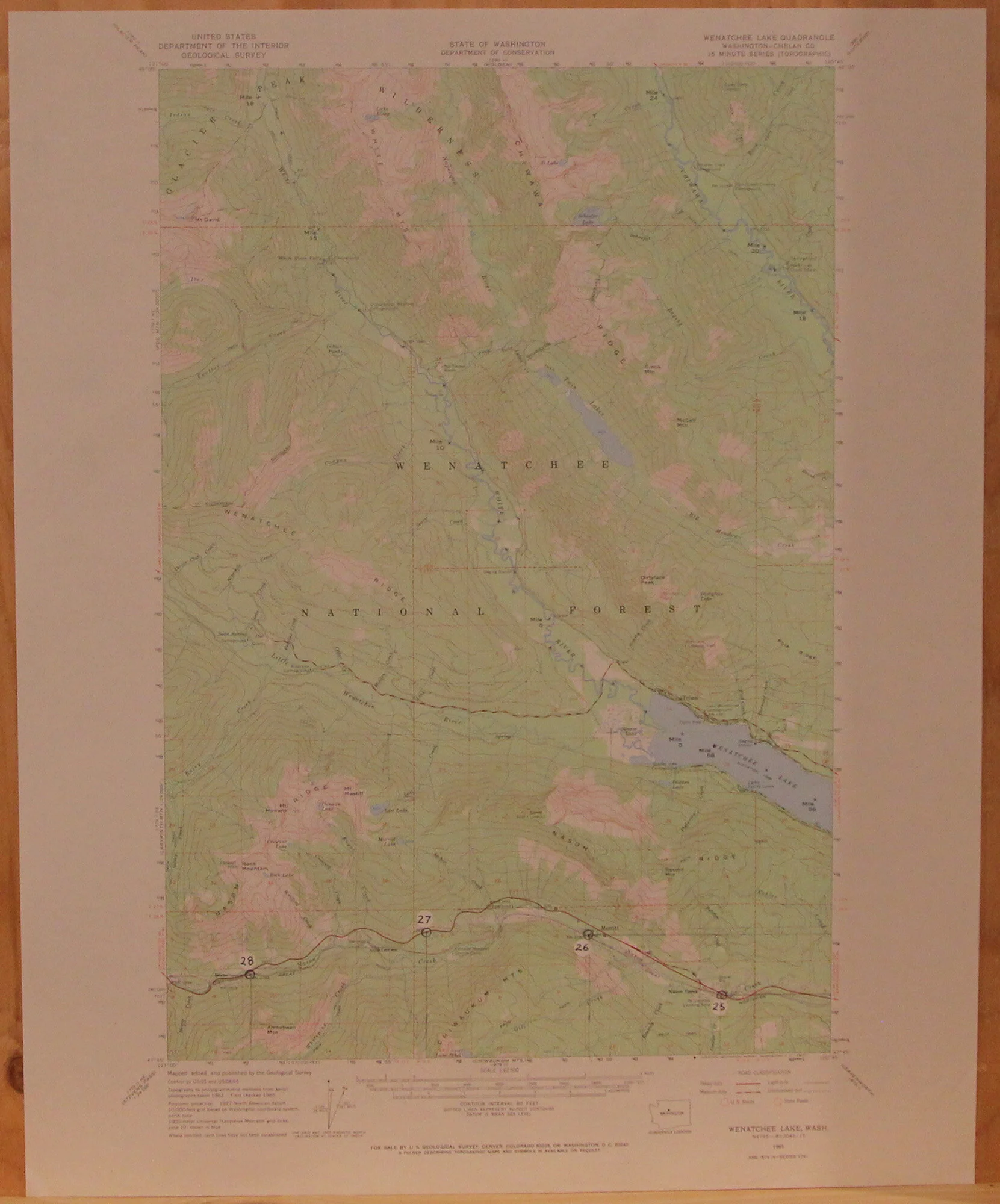 WA - Wenatchee Lake 62500 1