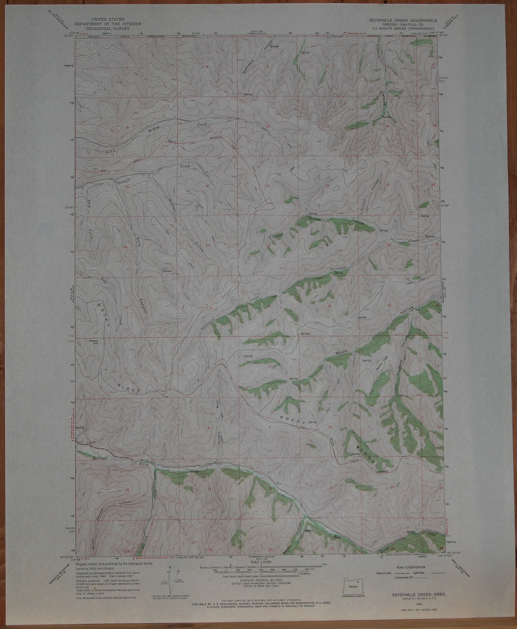 Sevenmile Creek OR 1