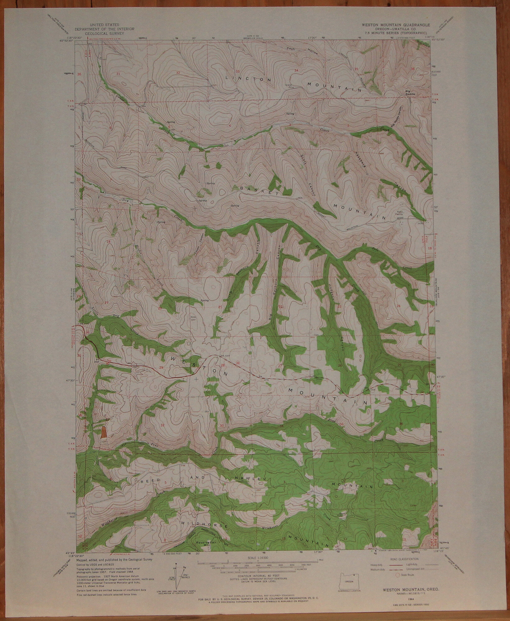 Weston Mountain OR 1