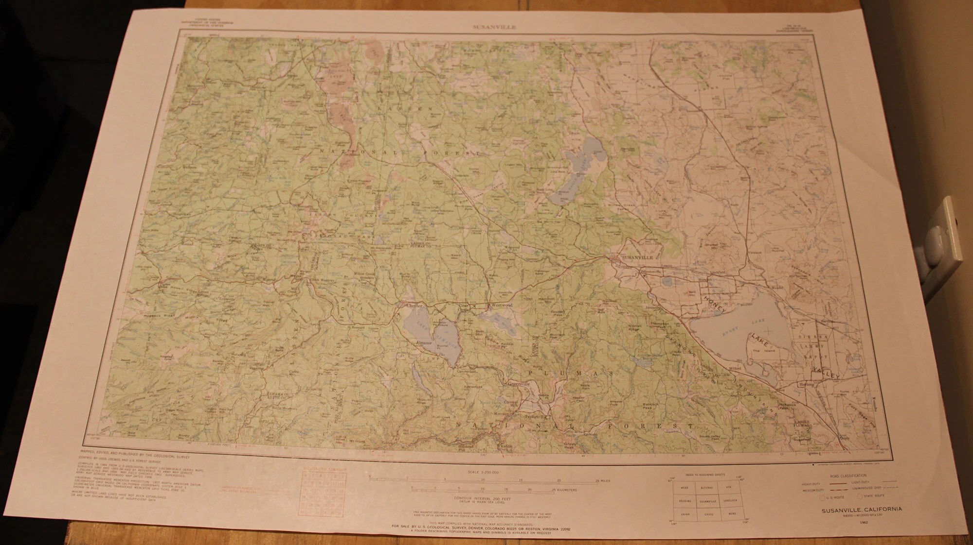 CA - Susanville 250k 1