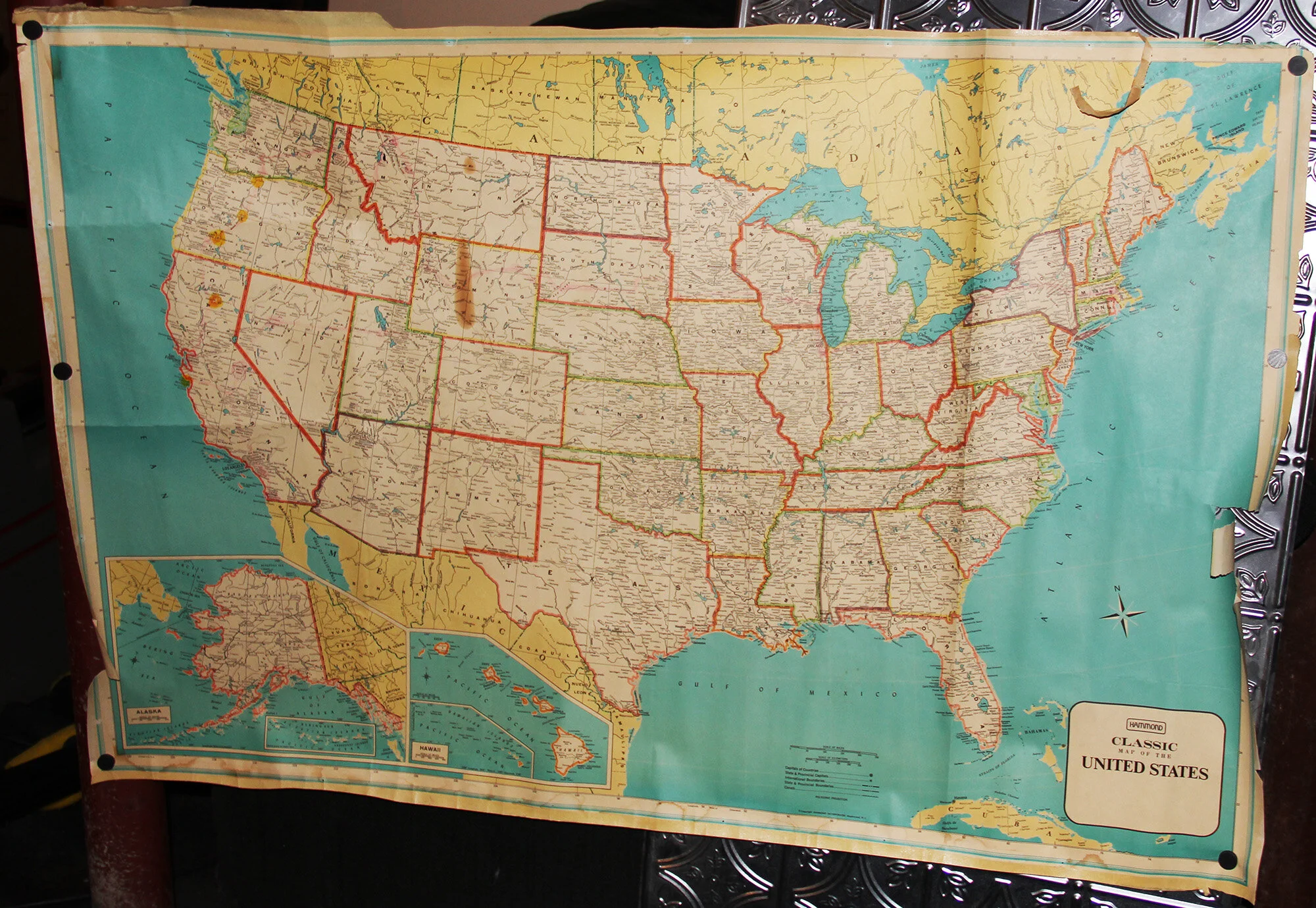 Map of the United States 1