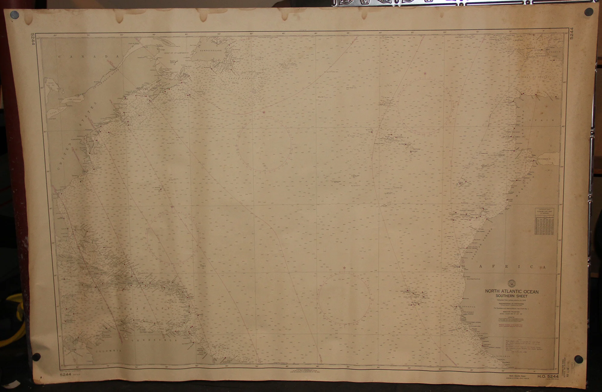 North Atlantic Ocean - Southern Sheet 1