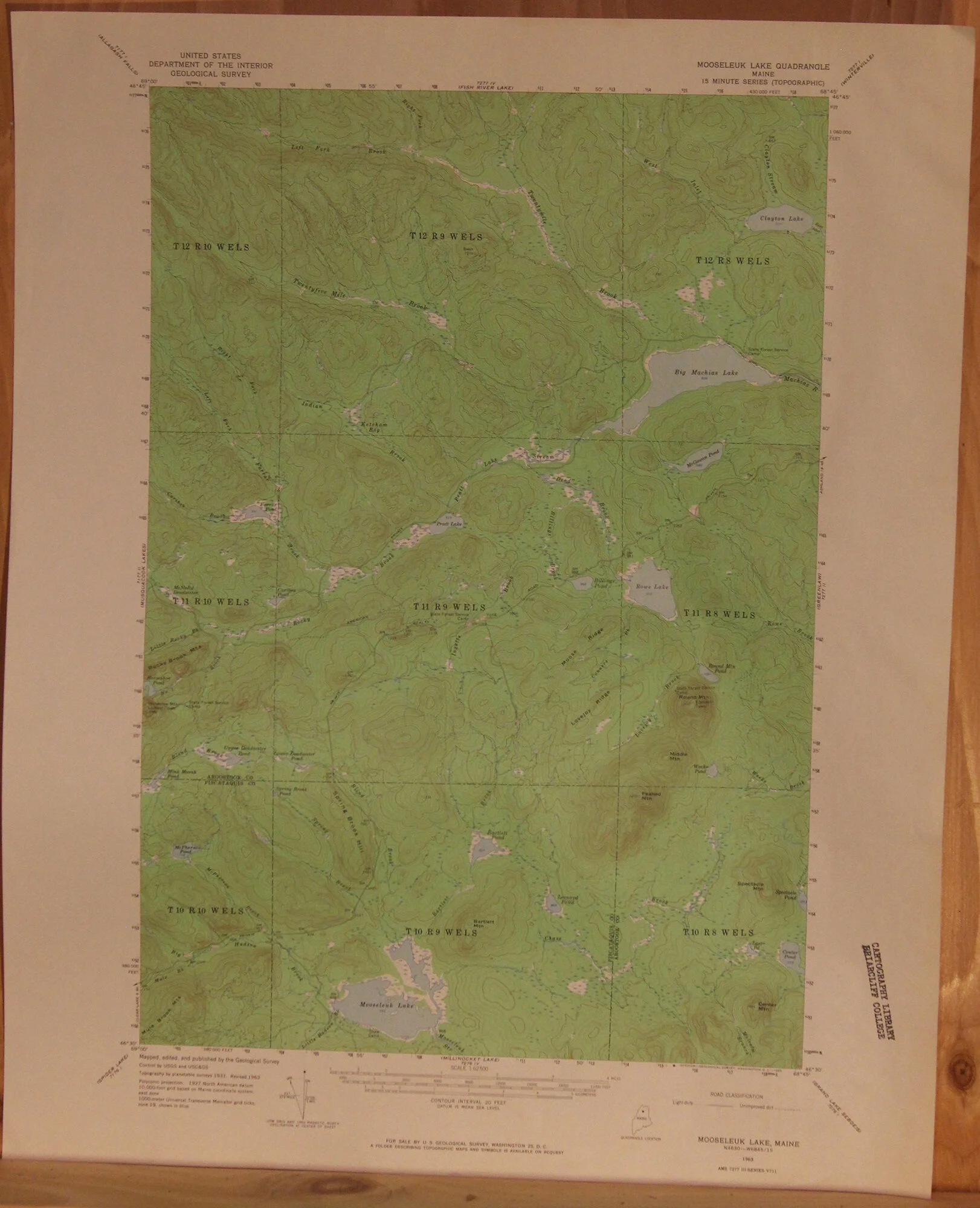 ME - Mooseleuk Lake 62500 2