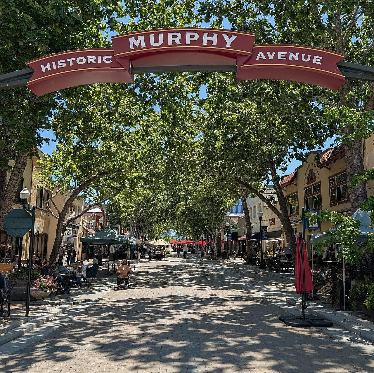 Historic Murphy Avenue in Downtown Sunnyvale, California