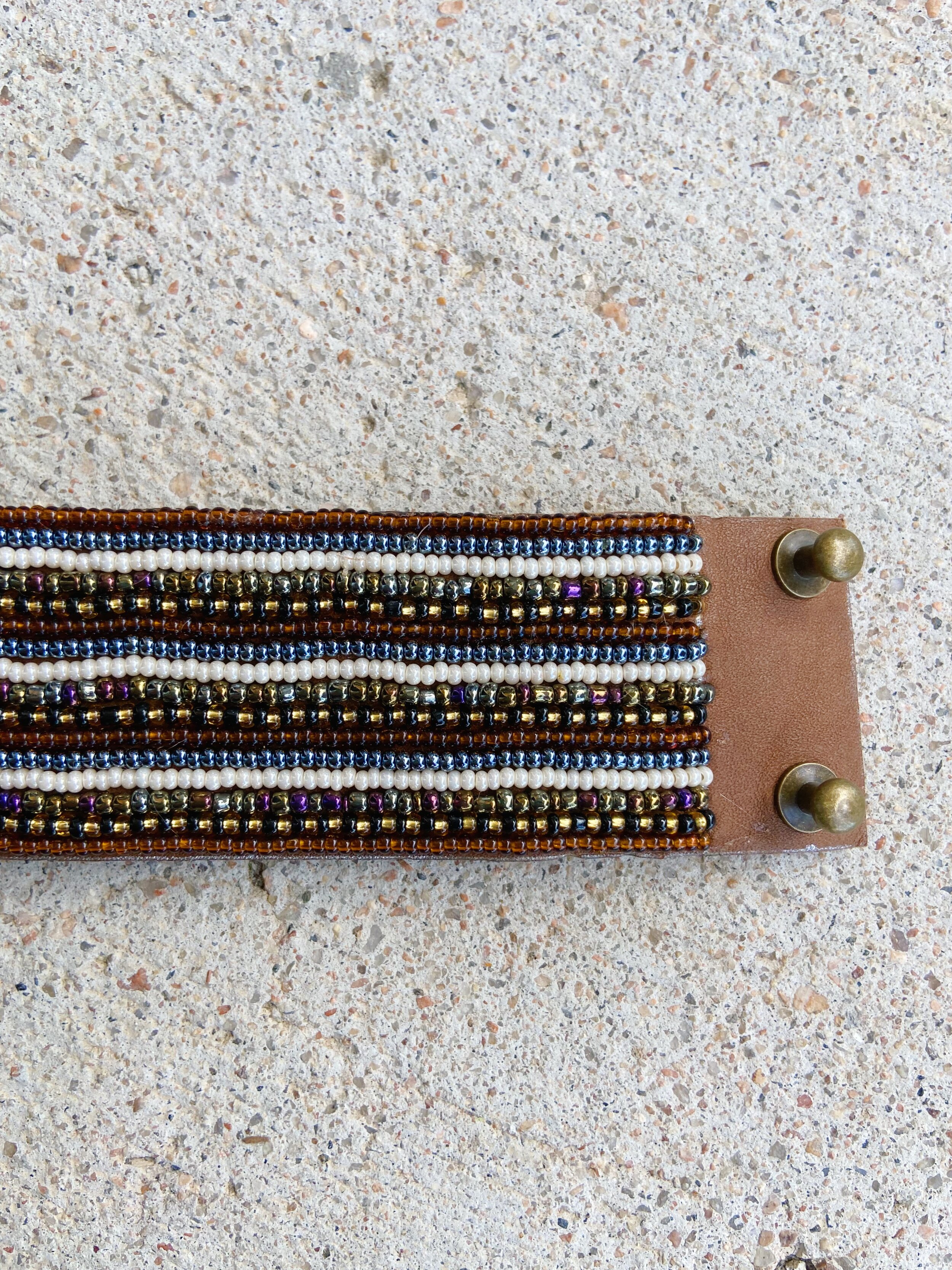 New Design – River Reed Beaded Cuff Bracelet | Wescott Jewelry