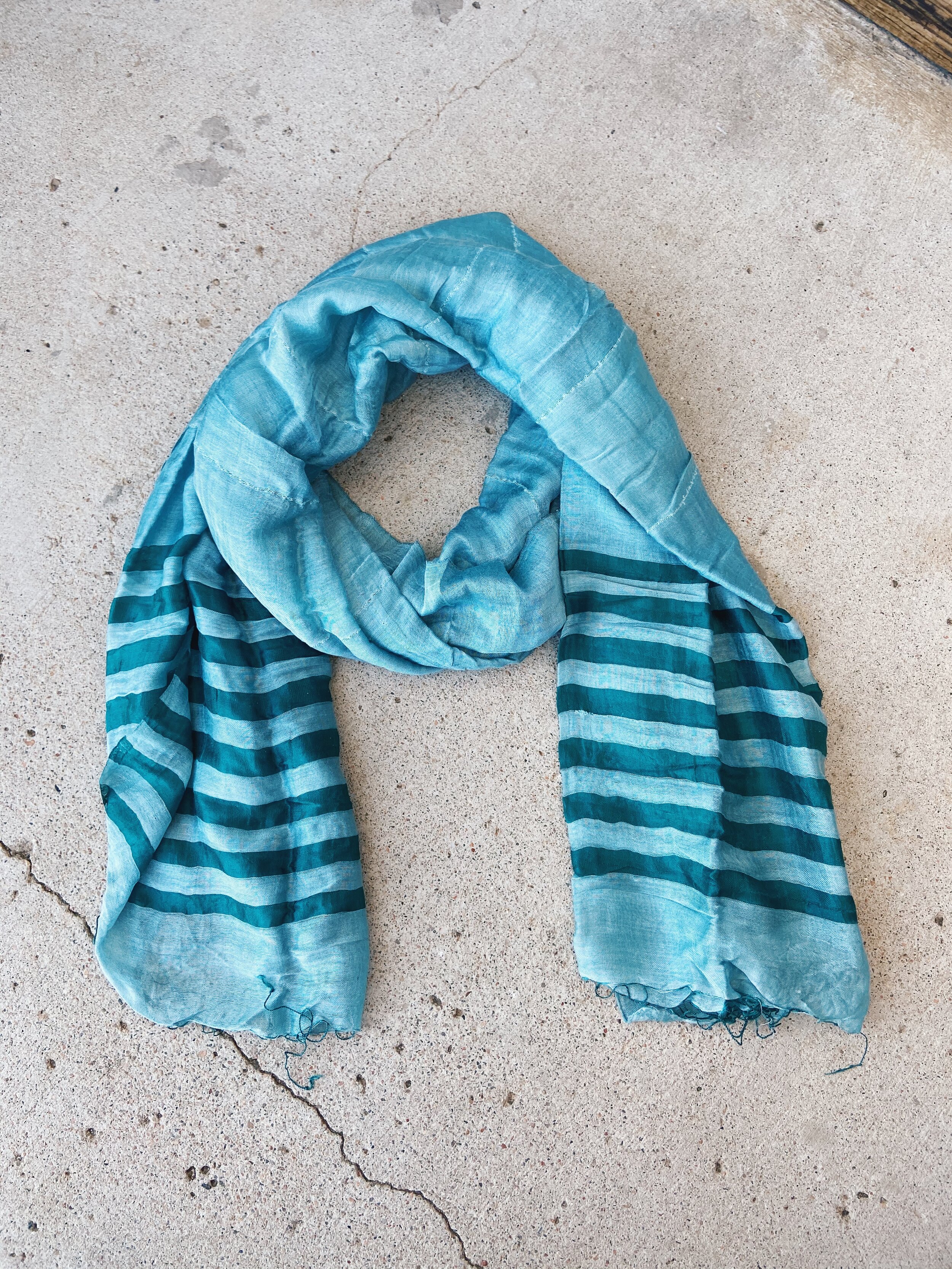 Teal Binh Scarf, Fair Anita