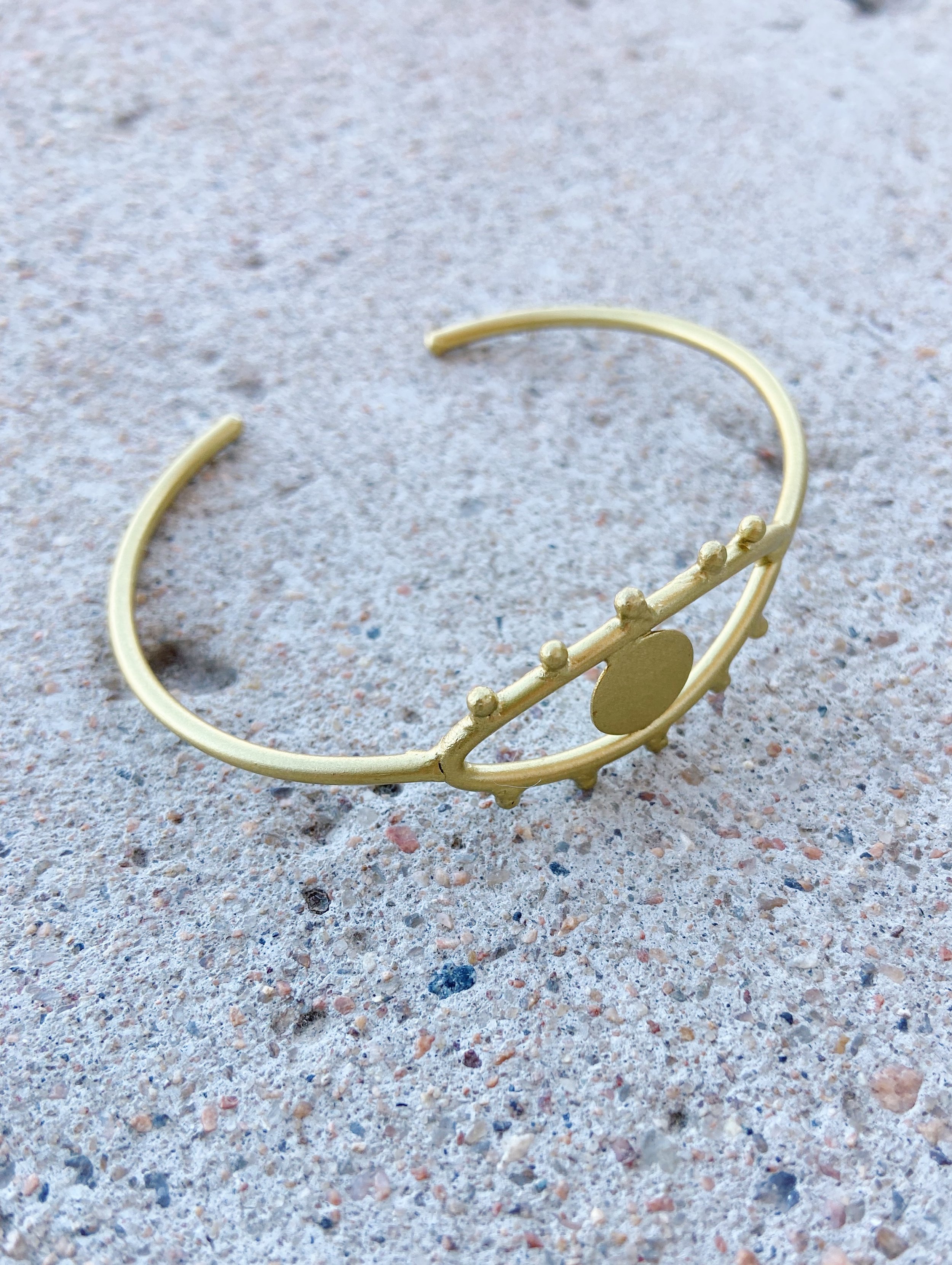 Eye to Eye Bangle, Mata Traders, side angle
