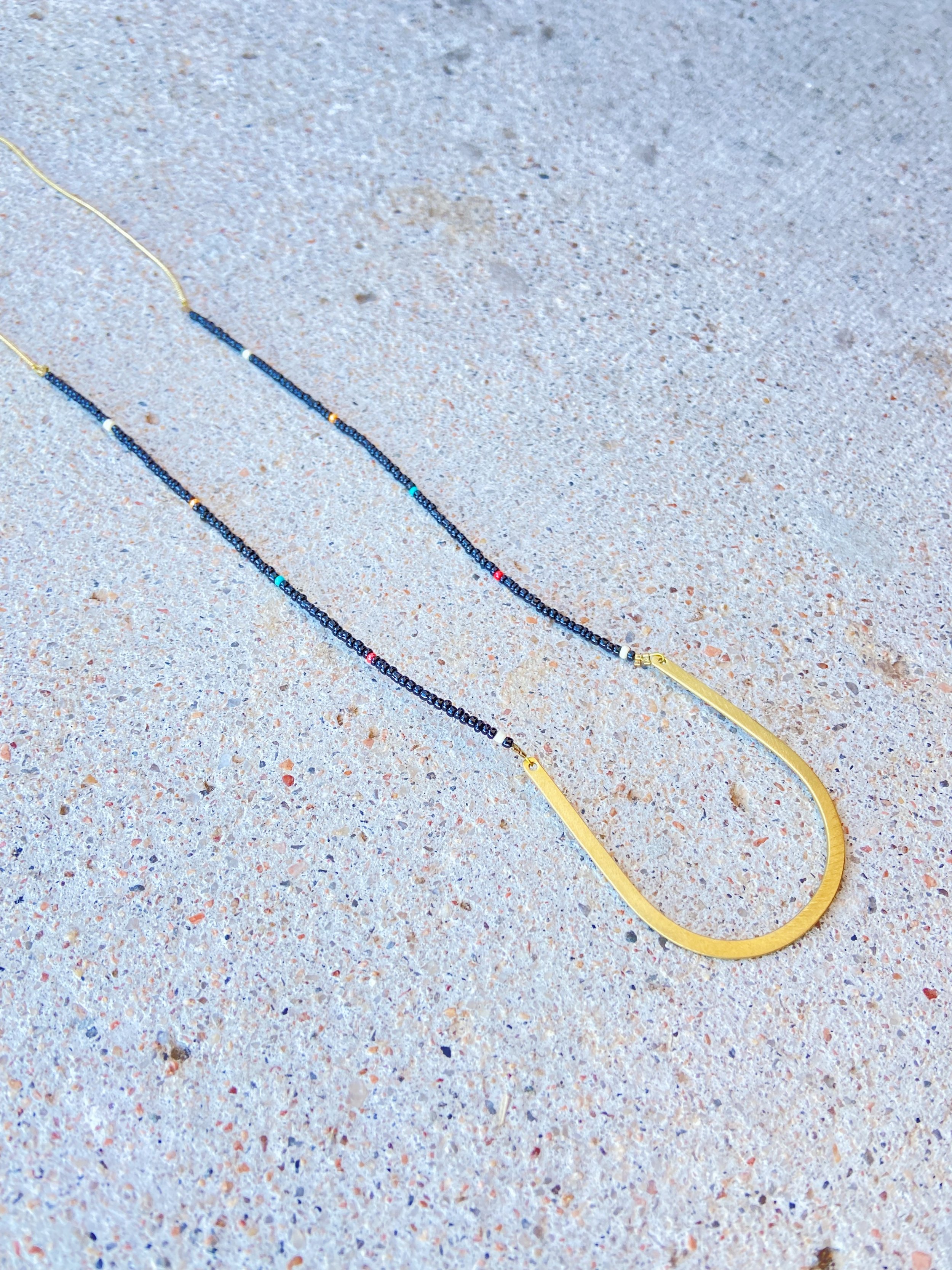 Carolina Necklace, Mata Traders, side angle