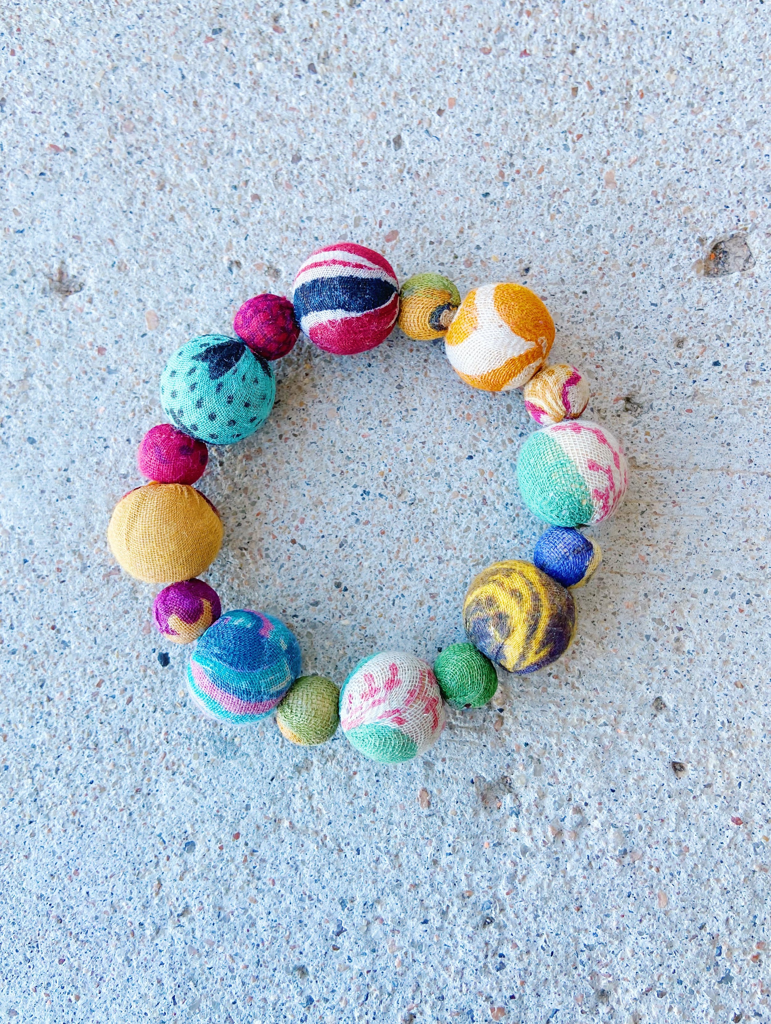 Betty Bauble Kantha Bracelet