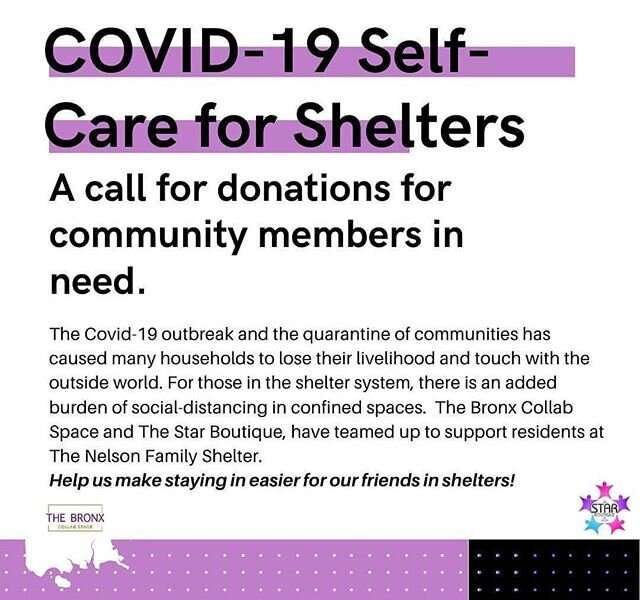Collabing for a Cause!!!!
.
We've teamed up with @thestarboutique to collect and distribute an array of items to families at The Nelson Family Shelter. We already give to this shelter twice a  year but when Covid -19 hit we knew we had to do somethin