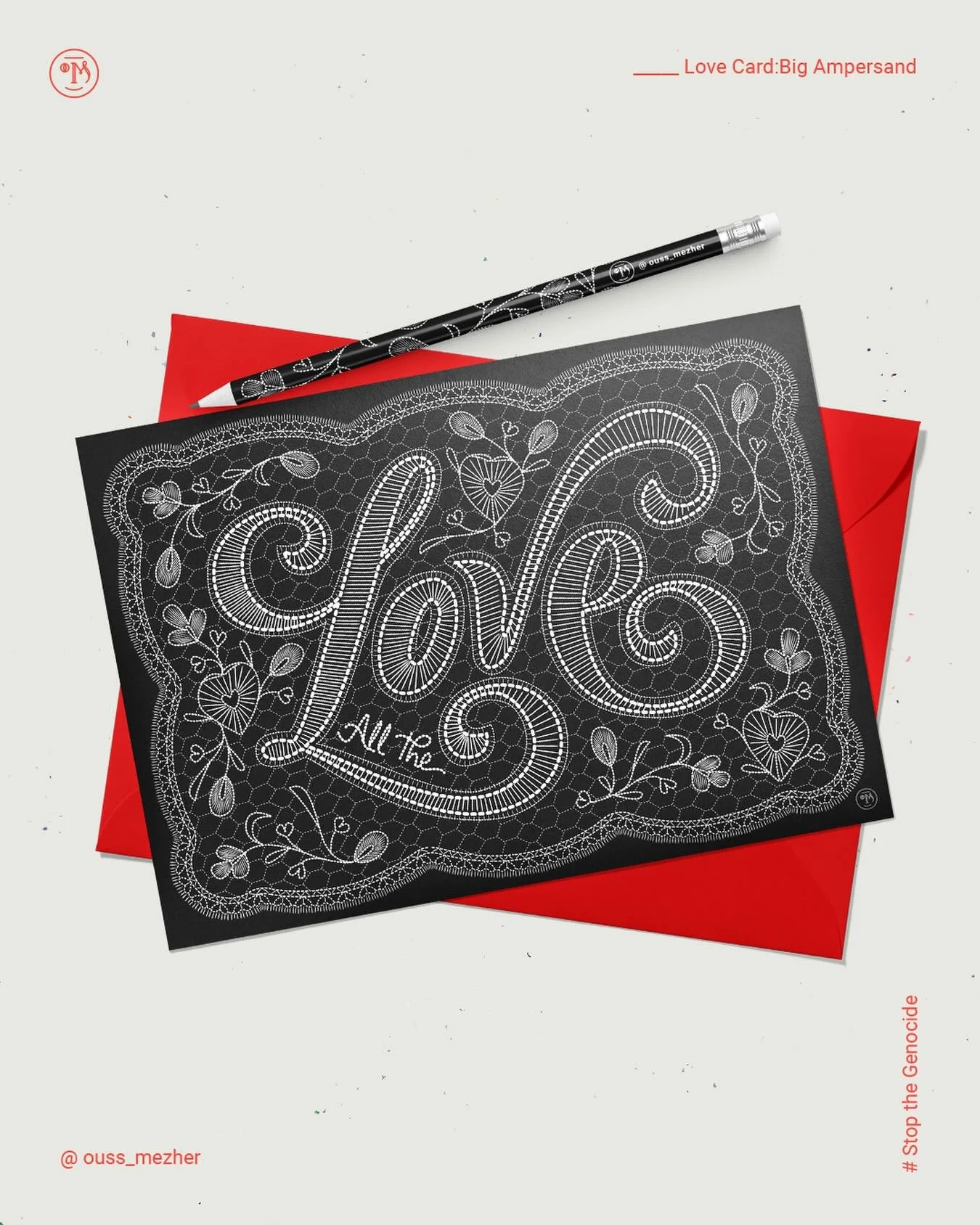 Sending all the love to my family in Lebanon &hellip; 
Like in Severance I live 2 split lives&hellip; I lives normal in Montreal but my soul is attached to Lebanon.
To my twin @abeer_hereandthere 
The design was an echo of a lettering piece that was 
