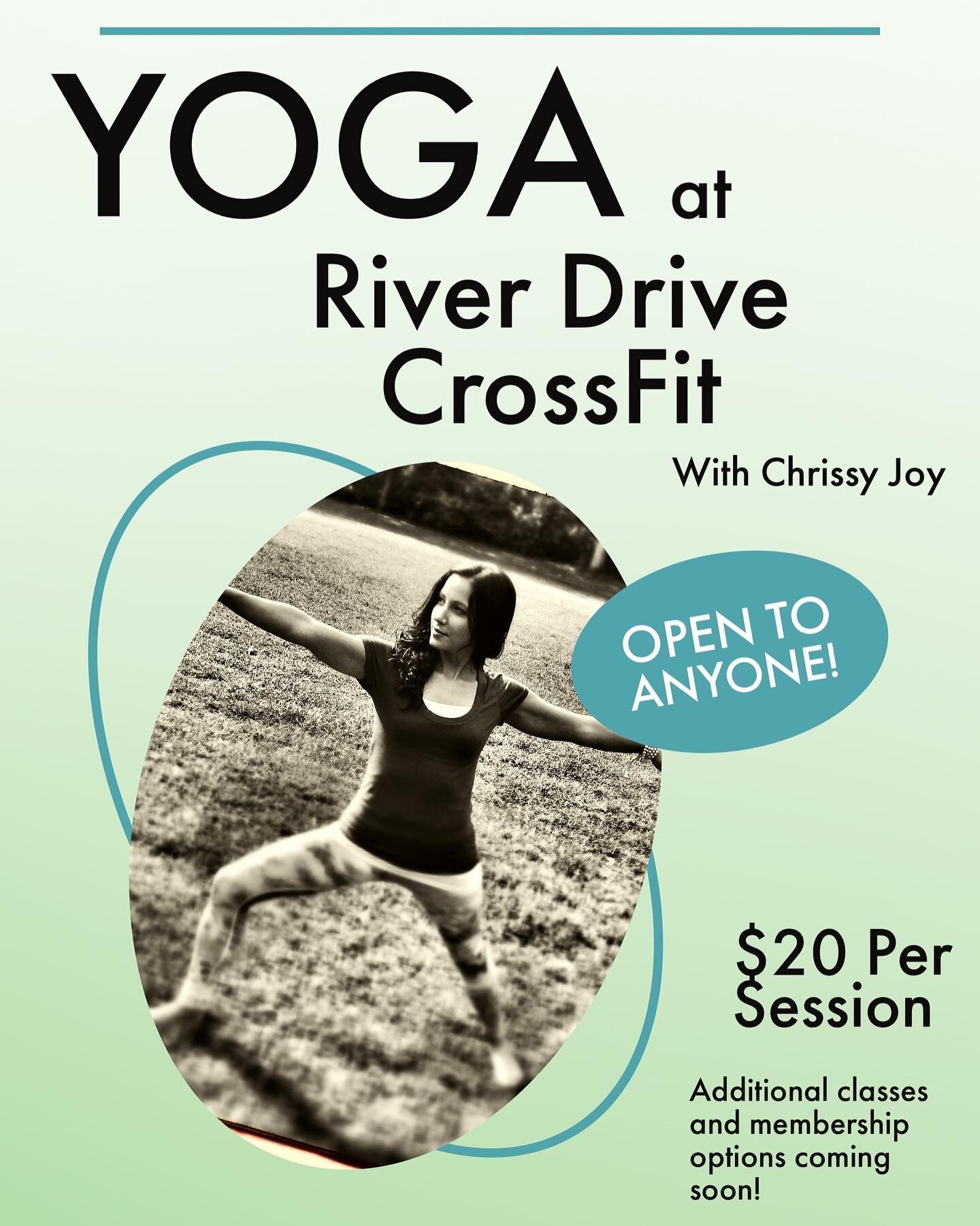 So excited and honored to be teaching @riverdrivecrossfit starting in March!! 

Starting March 8th, join me Wednesdays at 1:00pm-2:00pm for a Slow Flow Yoga Class that is good for all levels! 

DM or go to www.riverdrivecrossfit.com for more info! 

