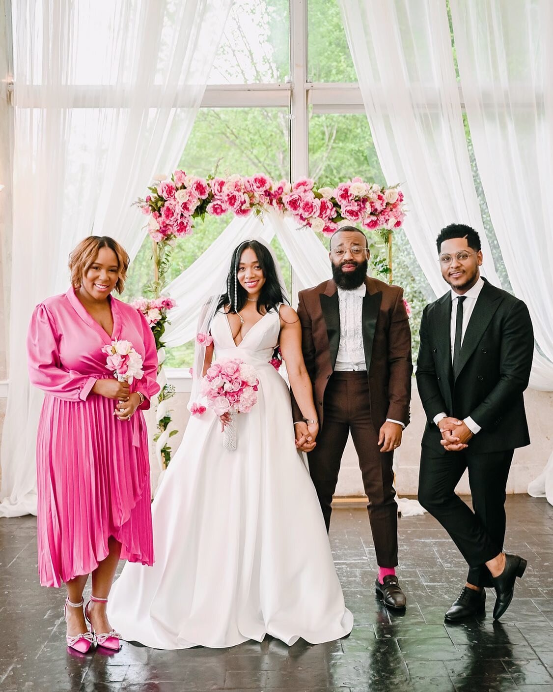 Official 🙏🏽🤵🏾&zwj;♂️👰🏽&zwj;♀️💒

📸 @jeffandmollie 
#TheBrownWedding 🤵🏾&zwj;♂️👰🏽&zwj;♀️🤎