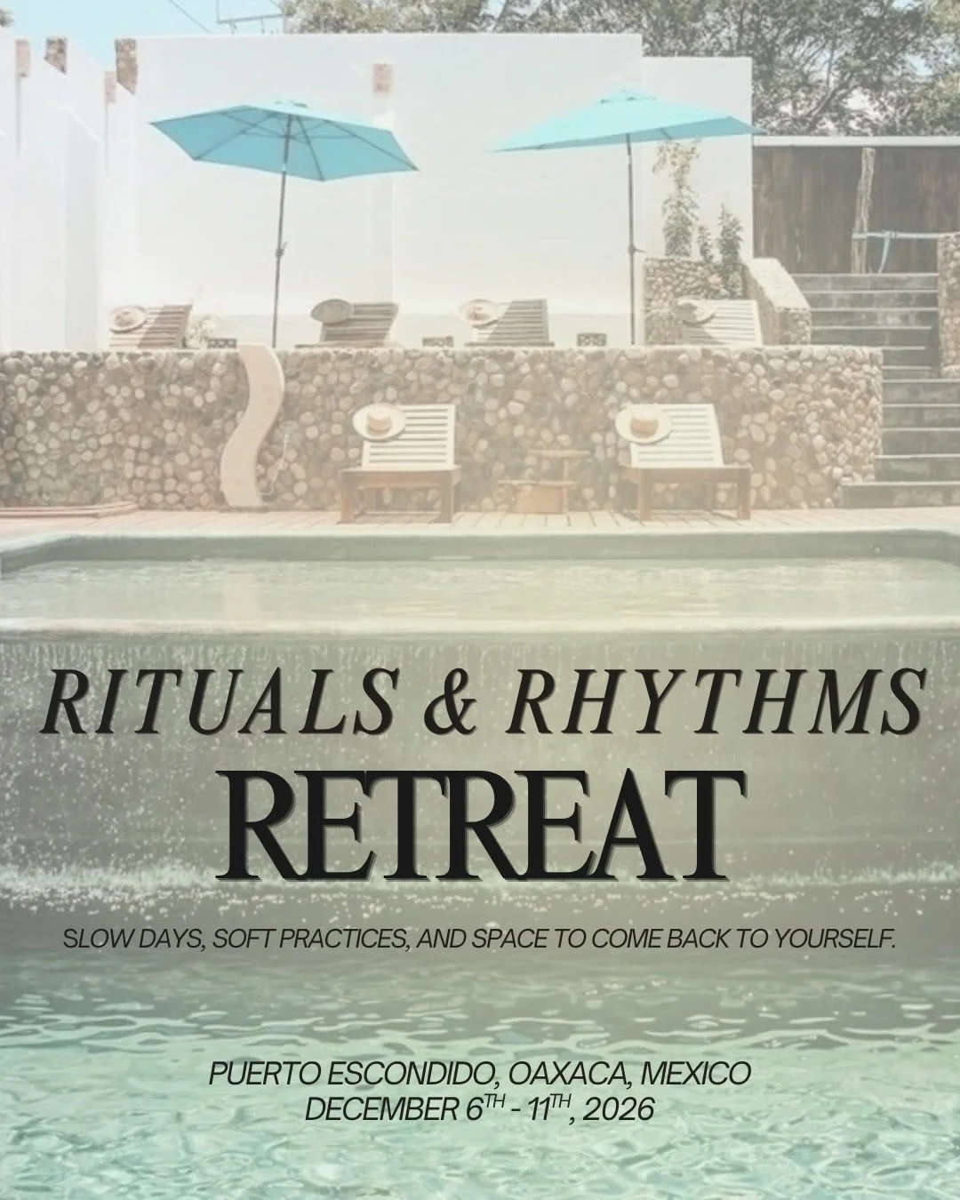 We&rsquo;re going to MEXICO🇲🇽✨

Dec. 6th - 11th, 2026 🌀✨

@karla_asterisk &amp; @cocoshakti invite you on an journey of the mind, body and soul 📿 

Life be life-ing and while our hearts are tender with the state of the world, it&rsquo;s even more