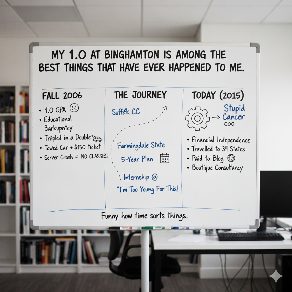 My 1.0 at Binghamton is among the best things that have ever happened to me.