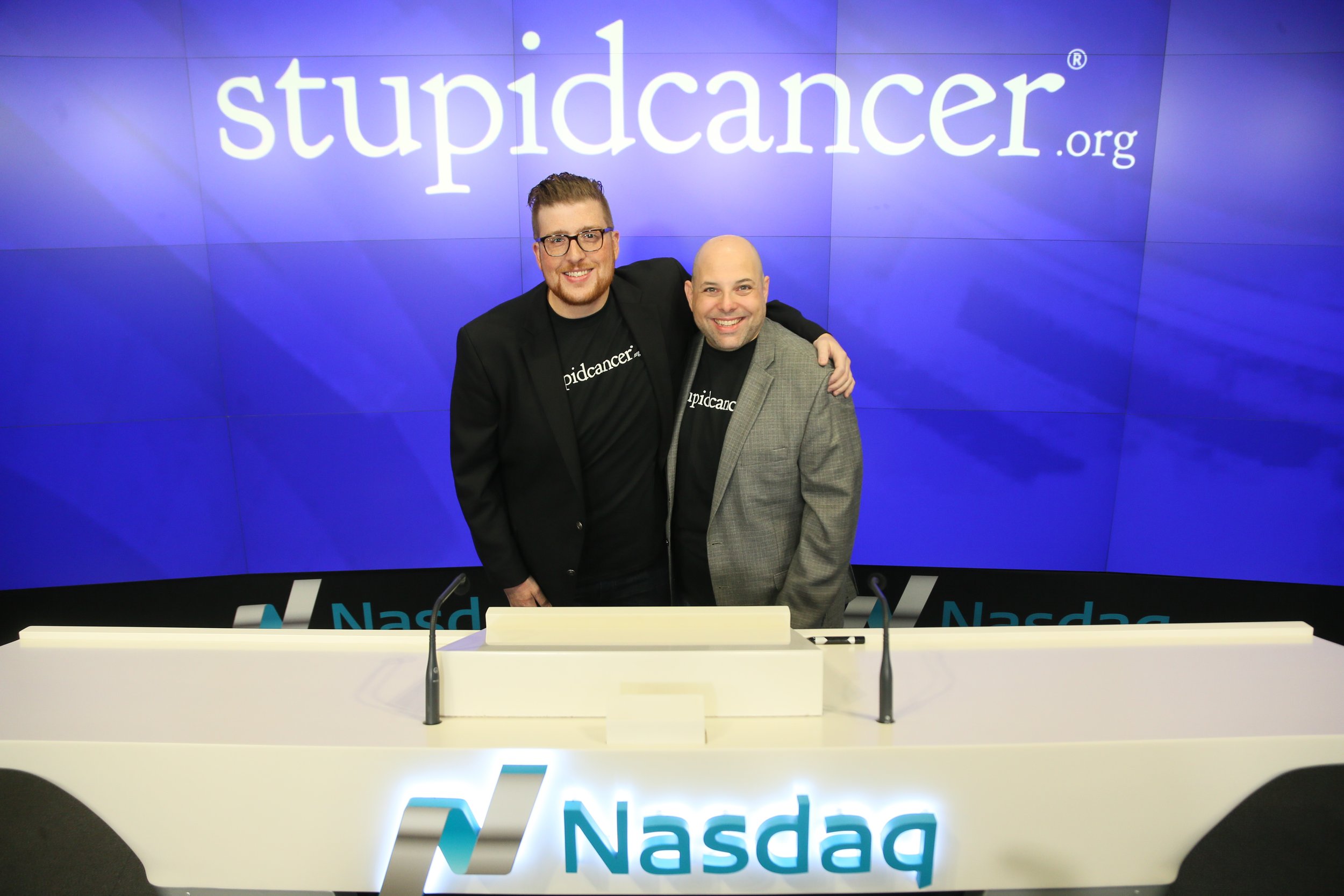 When Stupid Cancer Rang the NASDAQ Opening Bell