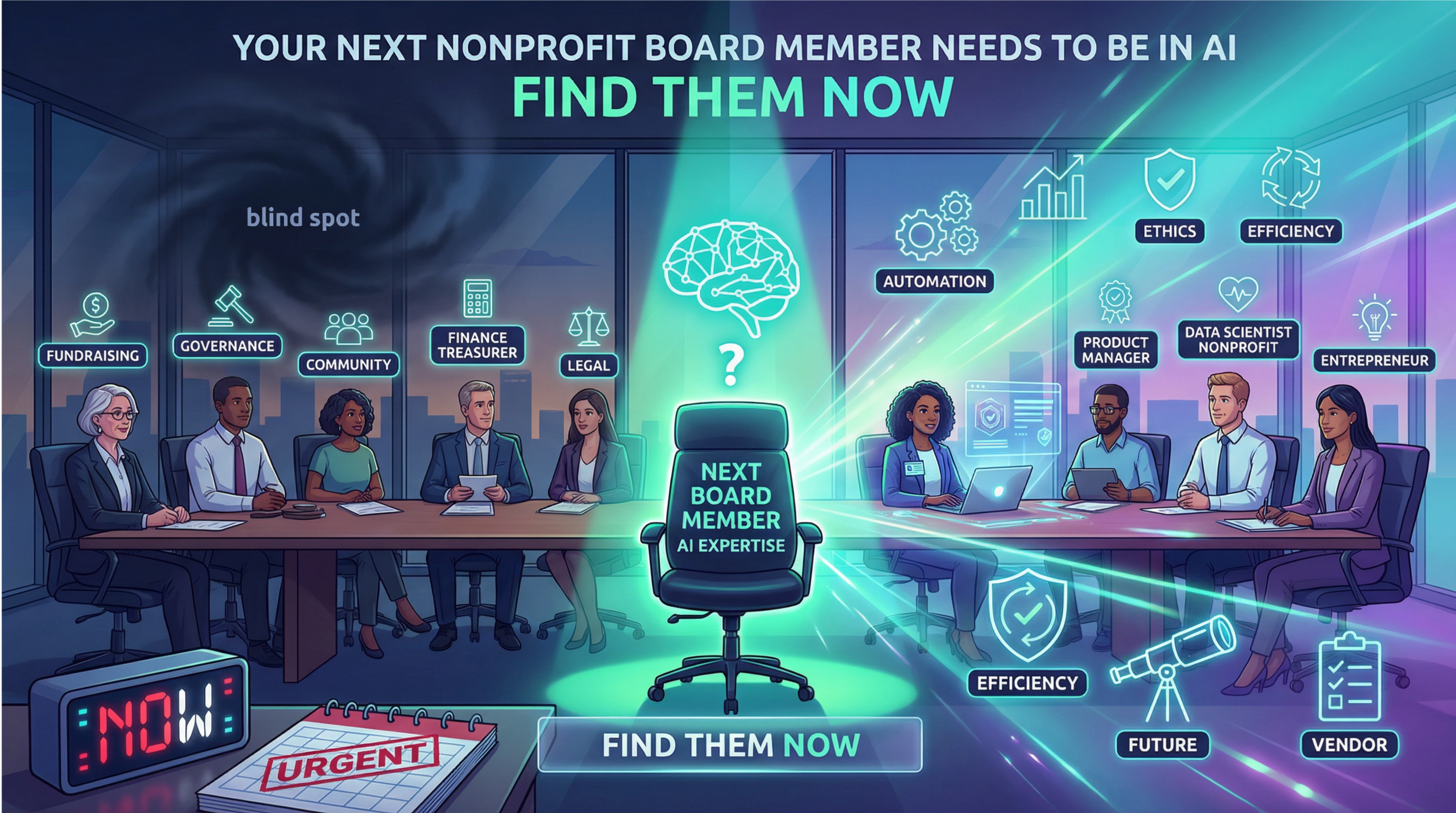 Your Next Nonprofit Board Member Needs to Be in AI—And You Need to Find Them Now