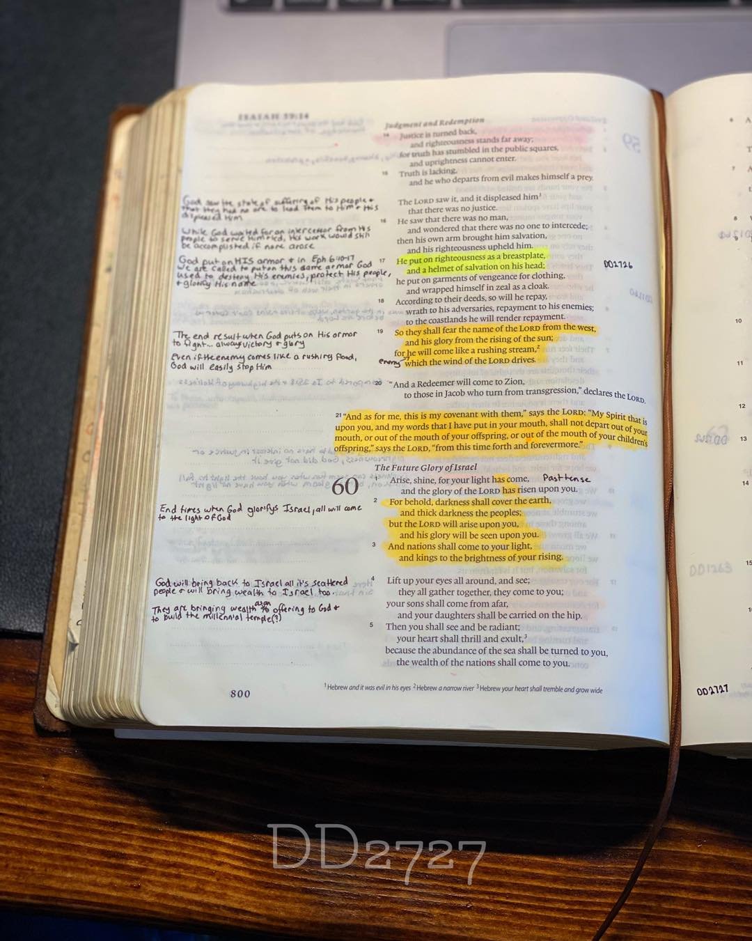 Isaiah 60 &ndash; Pastor Mac Daily DEVO
 
Instead of bronze I will bring gold, and instead of iron I will bring silver; instead of wood, bronze, instead of stones, iron. I will make your overseers peace and your taskmasters righteousness. Isaiah 60:1