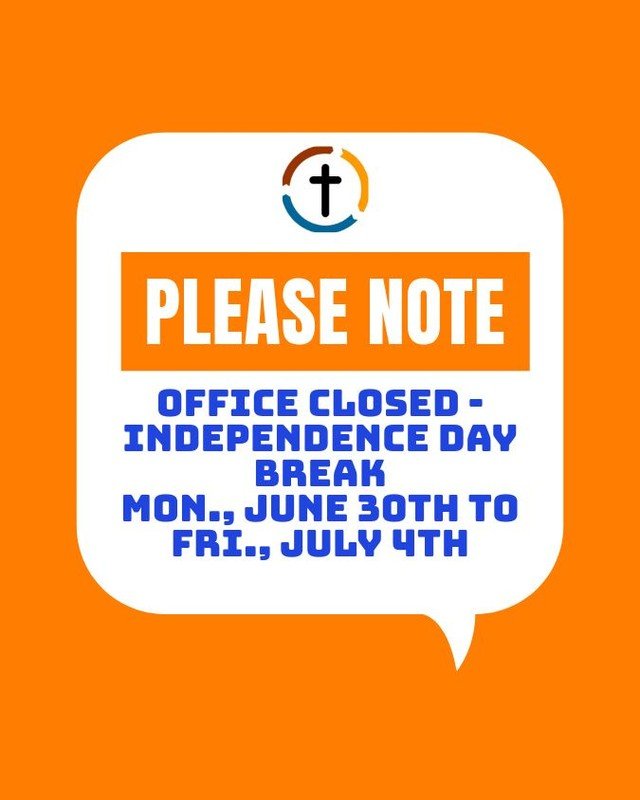 The church office will be closed June 30 &ndash; July 4 as we celebrate Independence Day.  Enjoy your holiday!  #fbcaugustaks