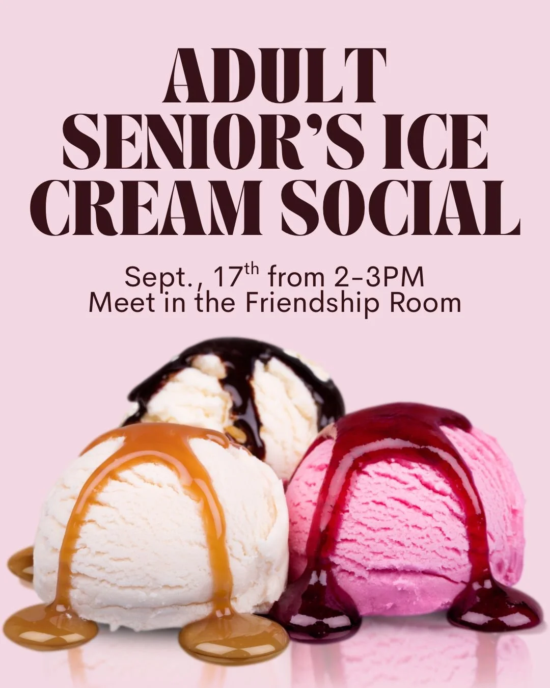 Senior's Ice Cream Social