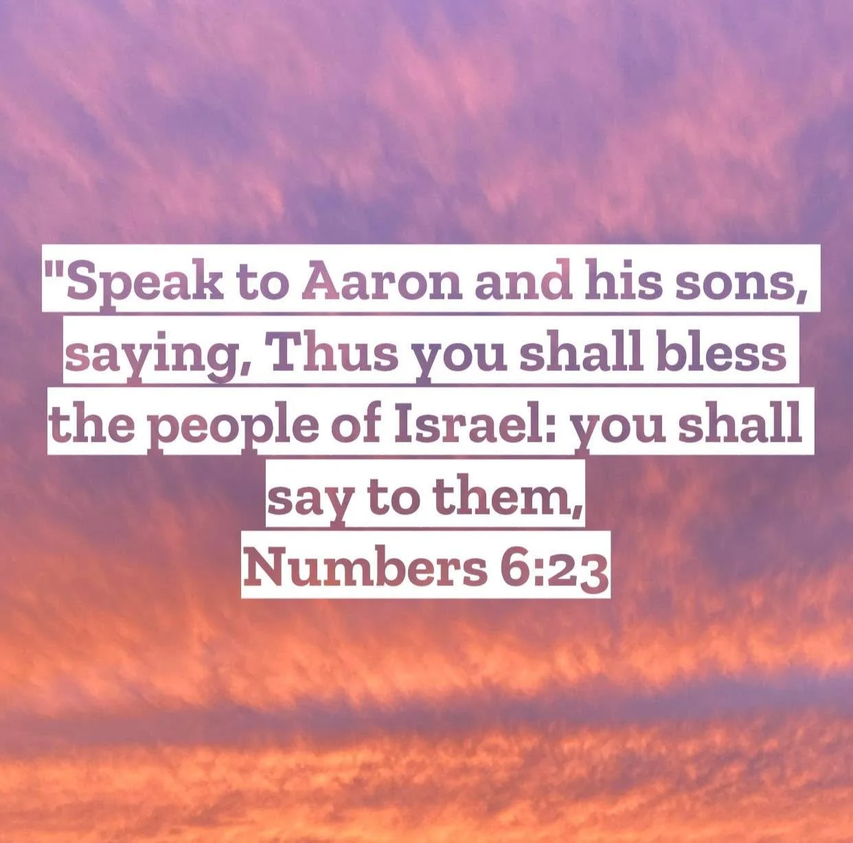 Numbers 6 &ndash; Pastor Mac Daily DEVO
 
Speak to Aaron and his sons, saying, Thus you shall bless the people of Israel: you shall say to them&hellip;Numbers 6:23 - These days the blessing within the following verses has grown in popularity due to i