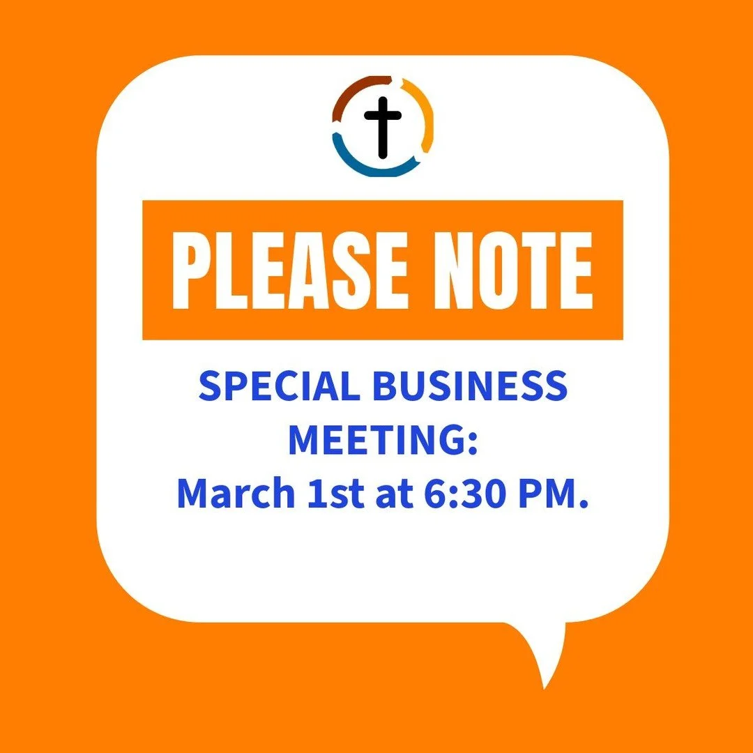We will hold a Special Business Meeting on March 1 at 6:30 PM.

All members are encouraged to attend as we gather to discuss important church matters and move forward in ministry. 
#fbcaugustaks