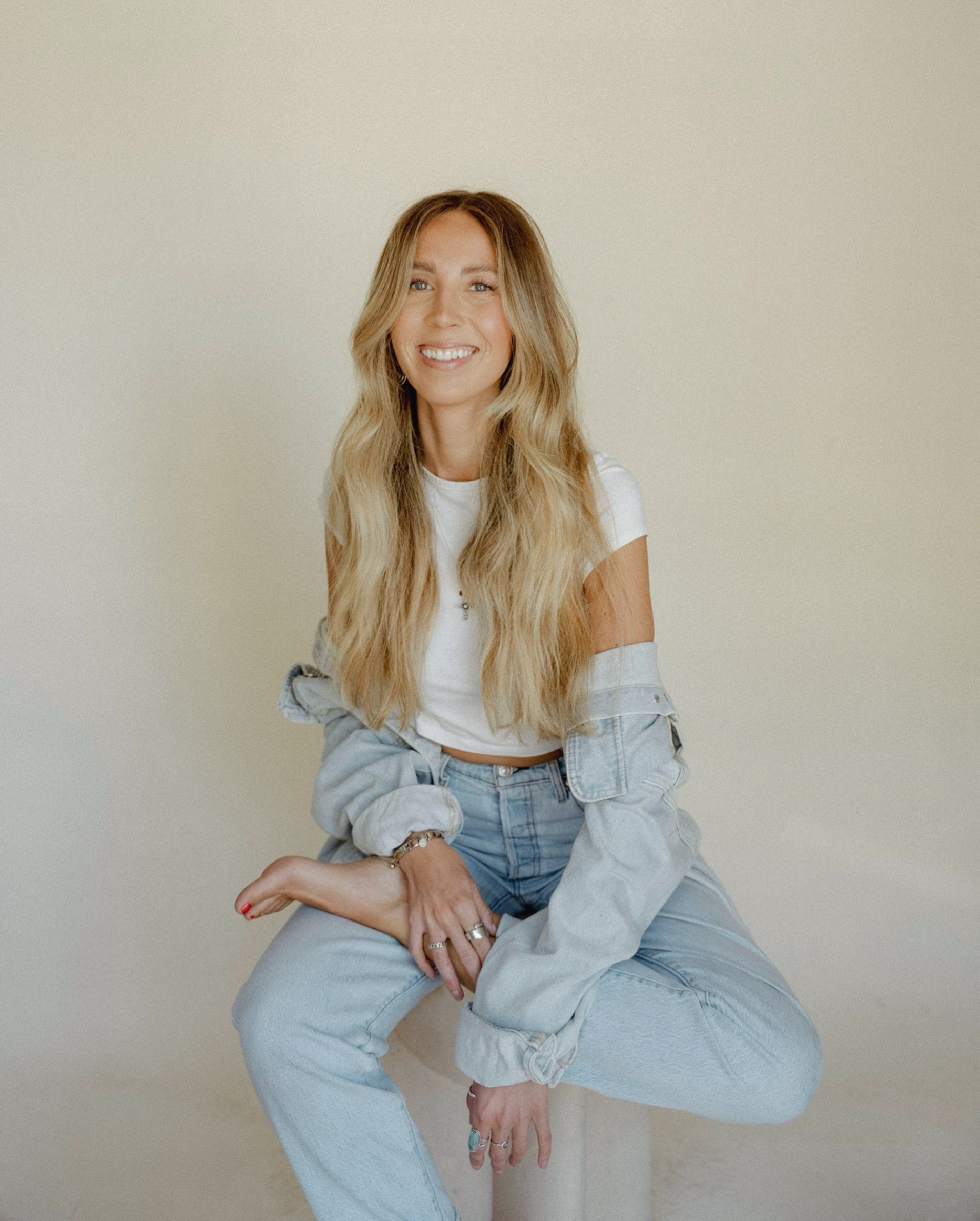 Meet ANSLEY,

thrives on her morning matcha, pancake dates, camping trips, live music, church on sundays + finding the best little swimming holes 🤎

salon things that make her happiest: babies &amp; pups stopping by, chats that turn clients into fri