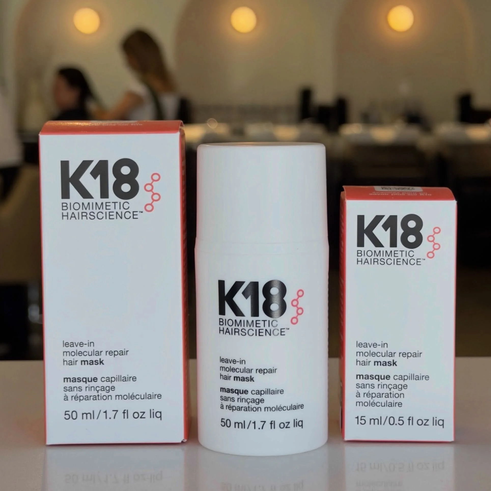Meet the K18 Leave-In Molecular Repair Hair Mask 🧖🏼&zwj;♀️

This isn&rsquo;t your average hair mask. K18 works from the inside out to help reconnect damaged hair, leaving it feeling stronger, softer, and healthier after just 4 minutes.

Perfect for