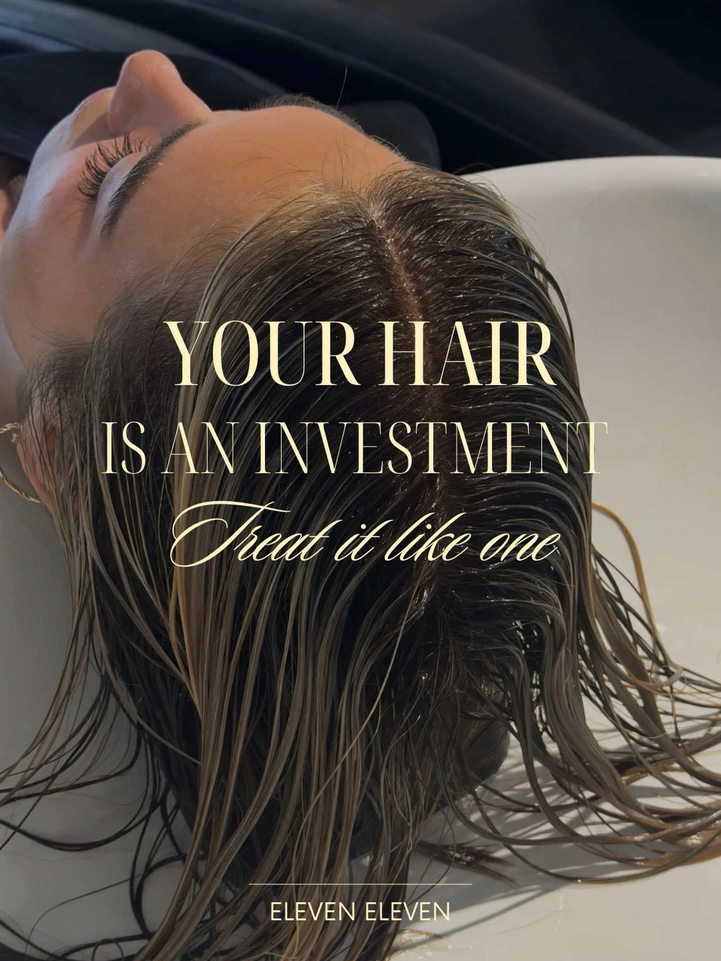 Your hair is an investment 🤍 and the best results come from taking care of it long after you leave the salon.

Healthy hair starts with the little things &mdash; the right products, less heat, regular trims, and keeping up with your appointments.

T