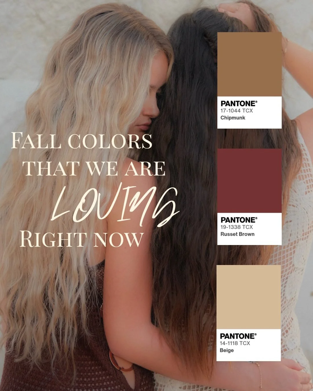 From rich chocolate brunettes and warm coppers to creamy blondes and everything in between, these are the shades we&rsquo;re LOVING this season!

Consider this your sign to switch things up for fall ✨🍁

Which shade is your favorite? Save this for yo
