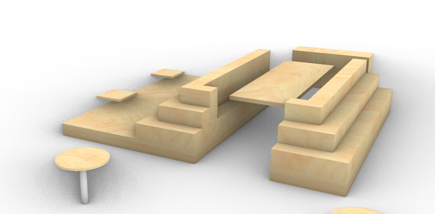 Mock Pop-Up Furniture