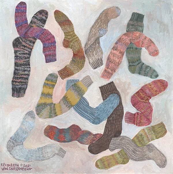 hand-knit socks