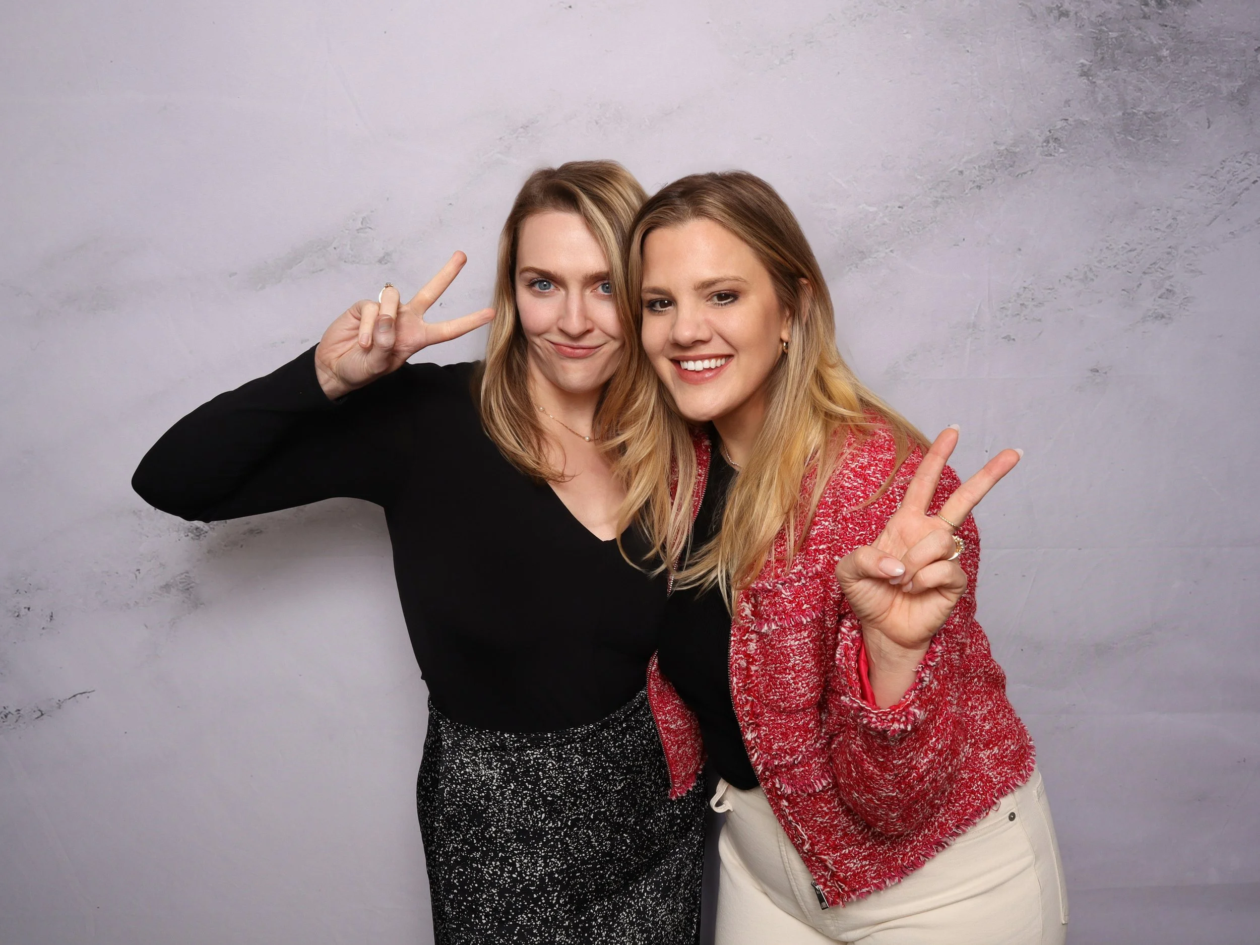 Friends enjoying a Bay Area photo booth rental