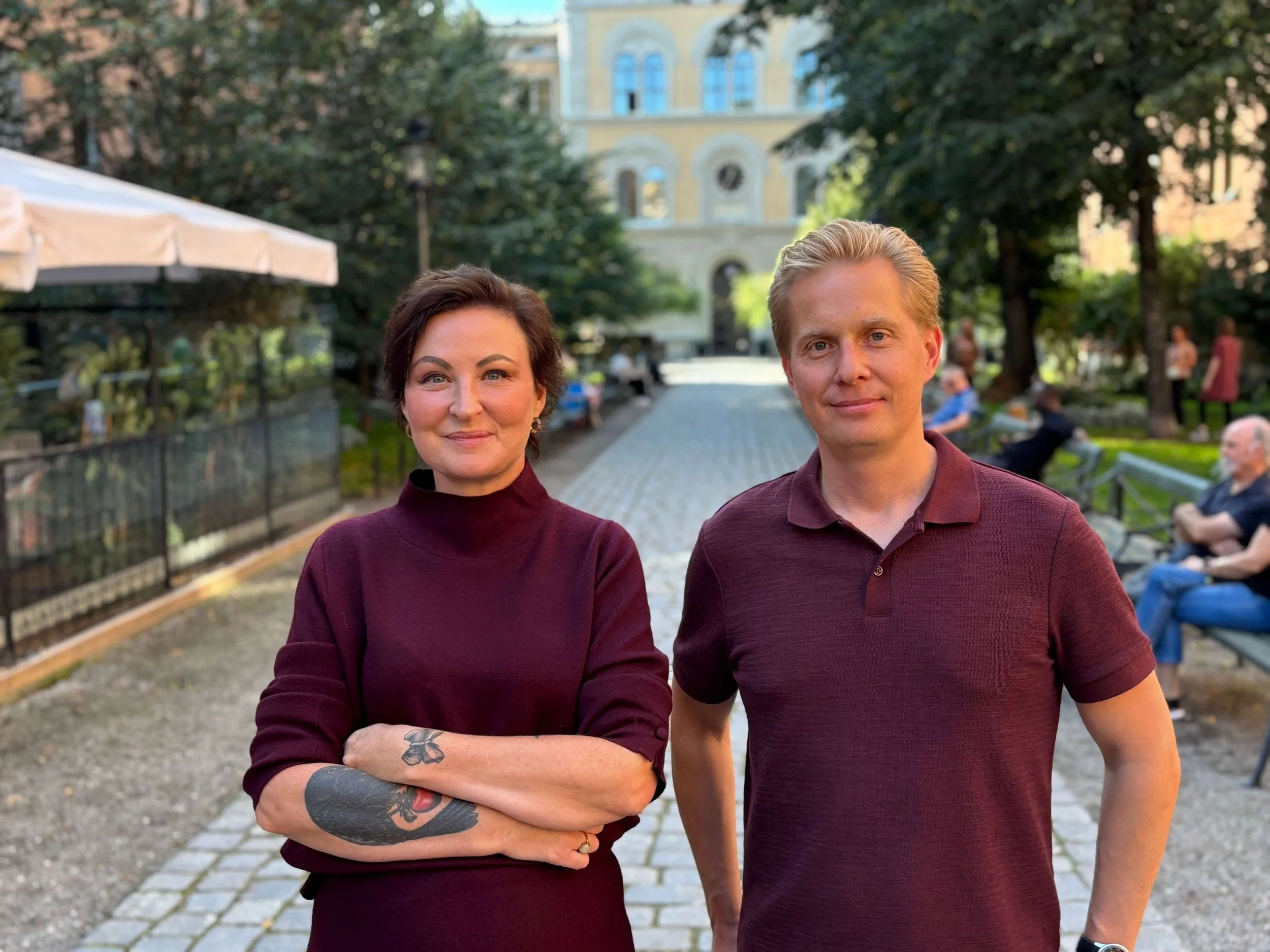 Sandra Lindström och Johan Söderström, legitimerade psykologer och utredare på Araya och Maskovic