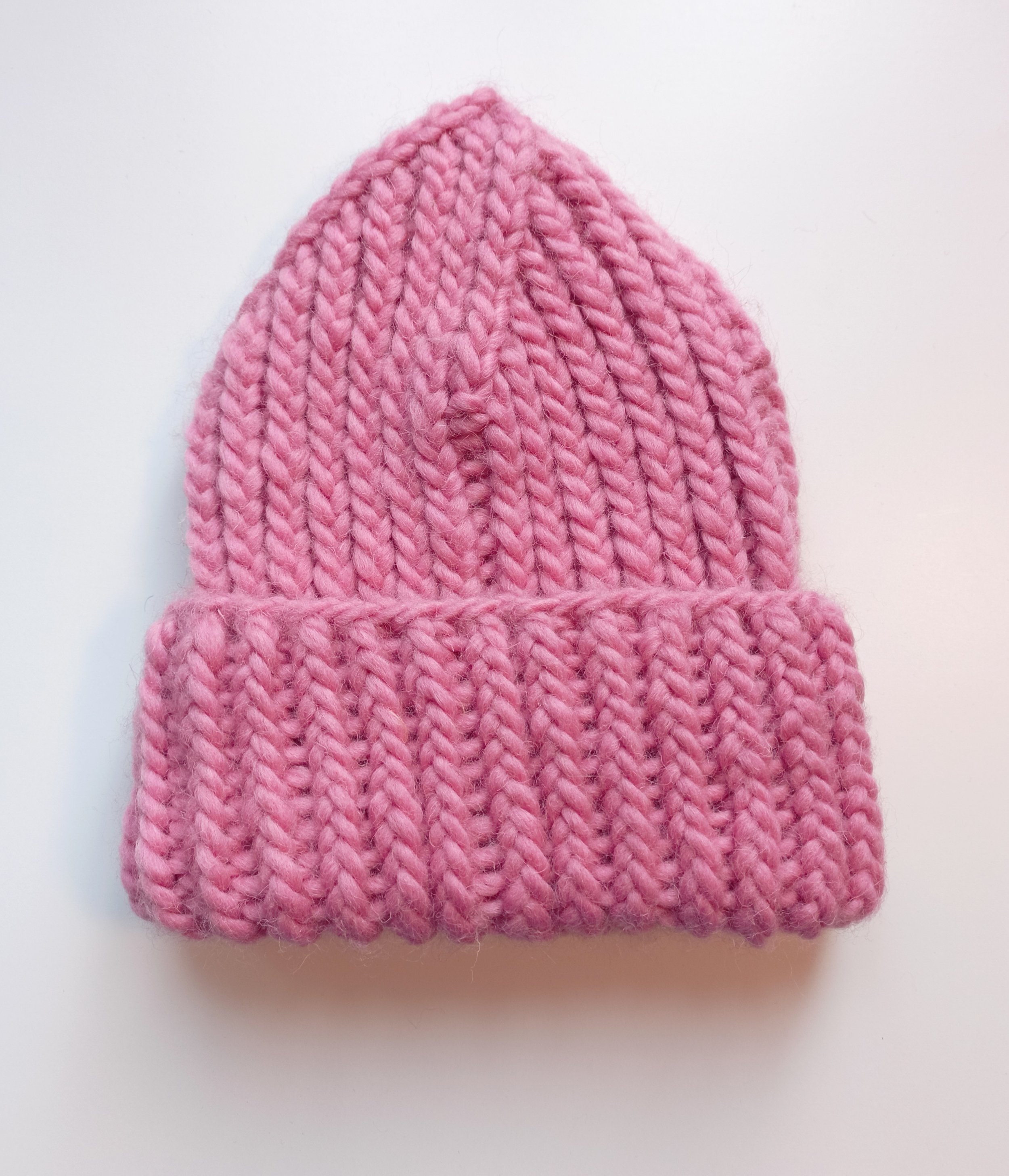 Mütze Beanie Rose - handmade