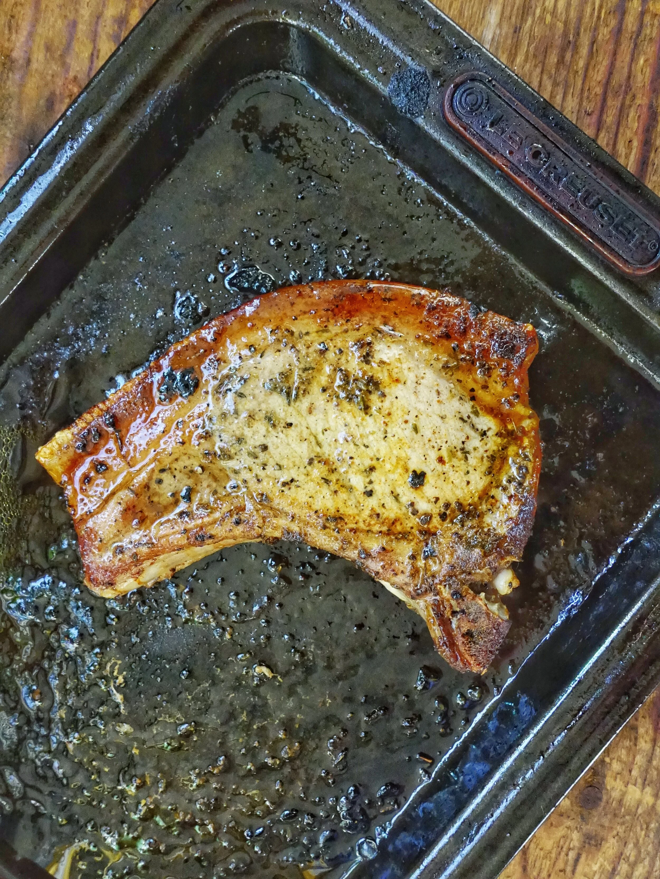 Jerk Pork Chop with Sweet Potato Mash Live Vitae