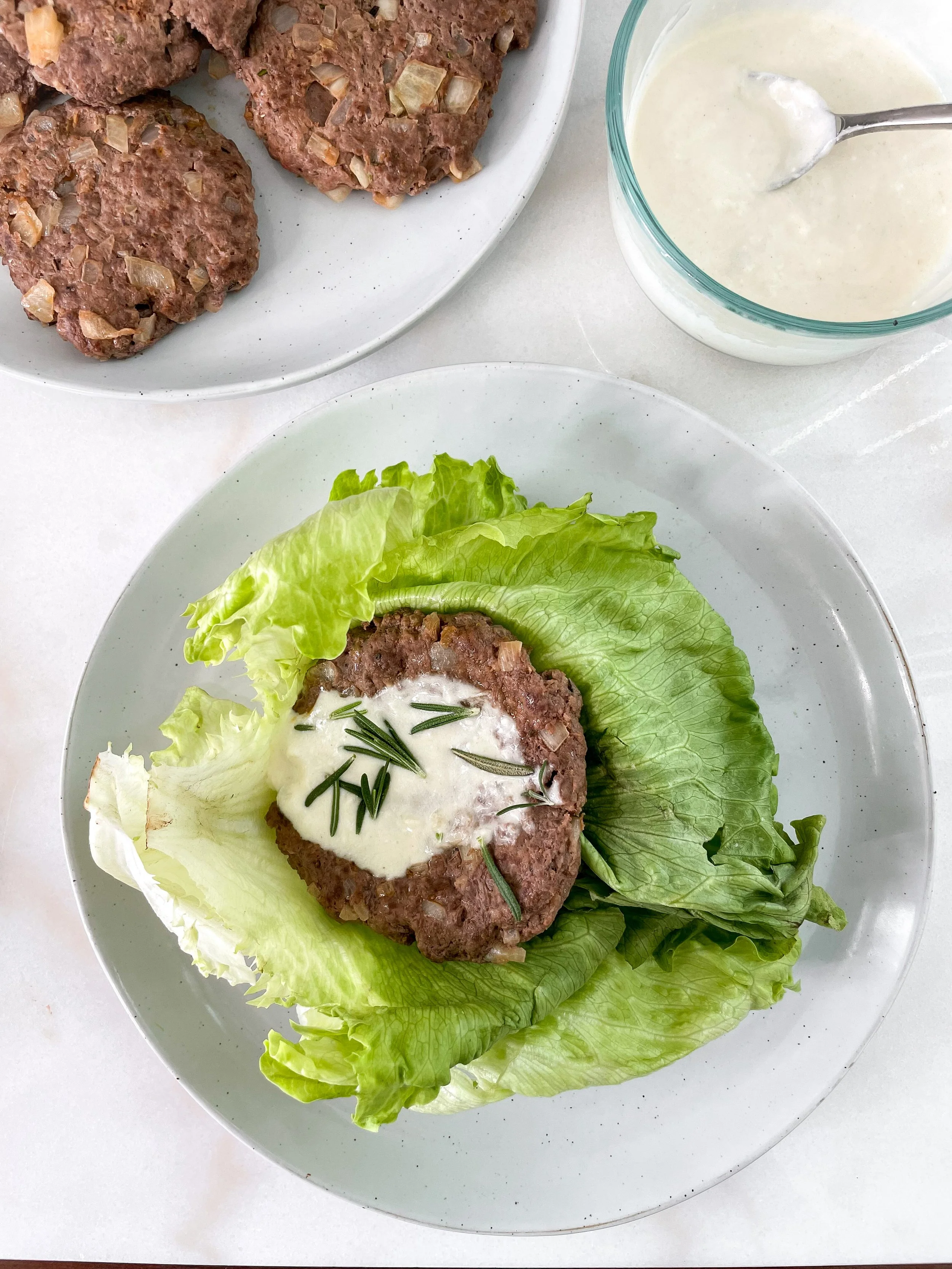 Venison Burgers With Horseradish Sauce Live Vitae